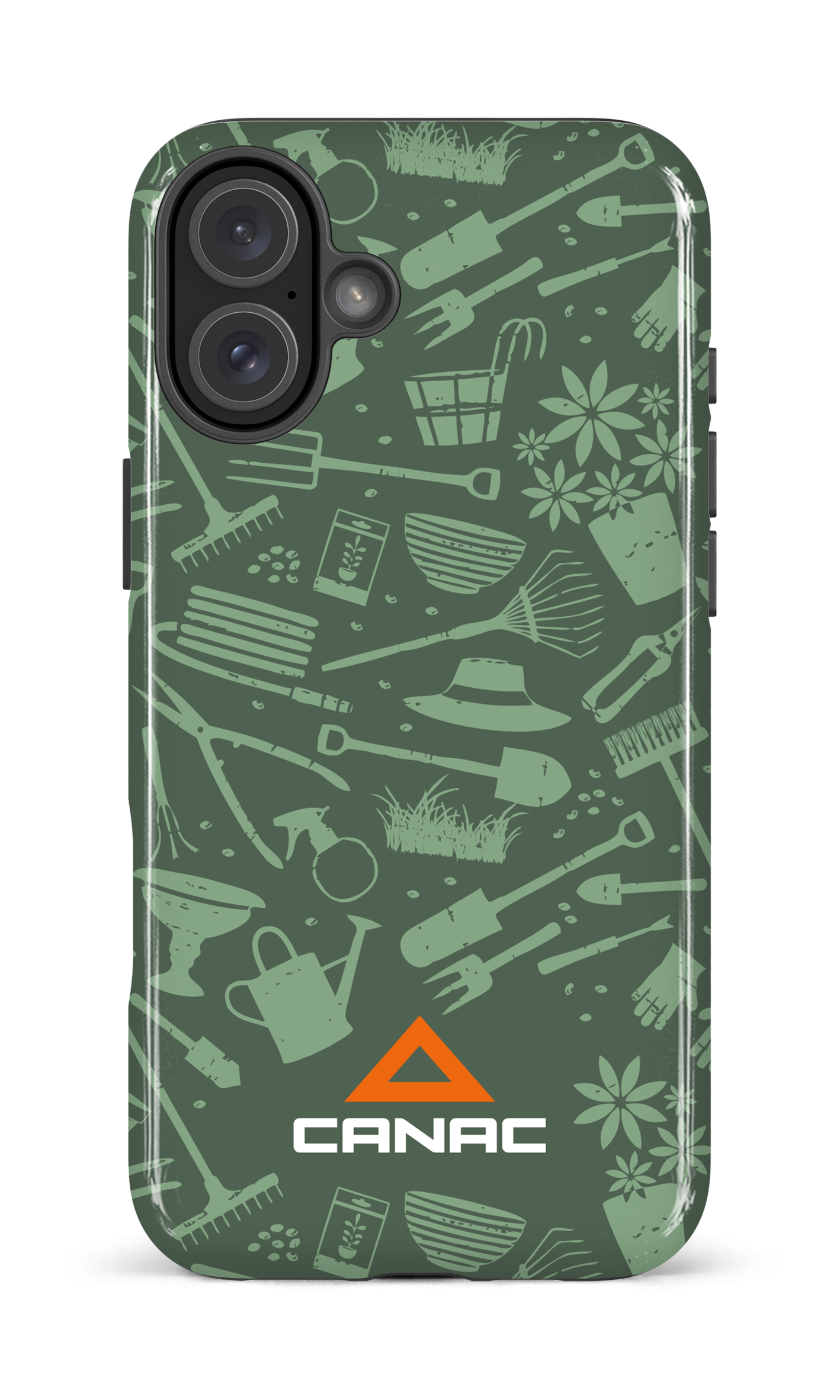 iPhone 16 Plus Impact Case Le saisonnier vert par Canac -