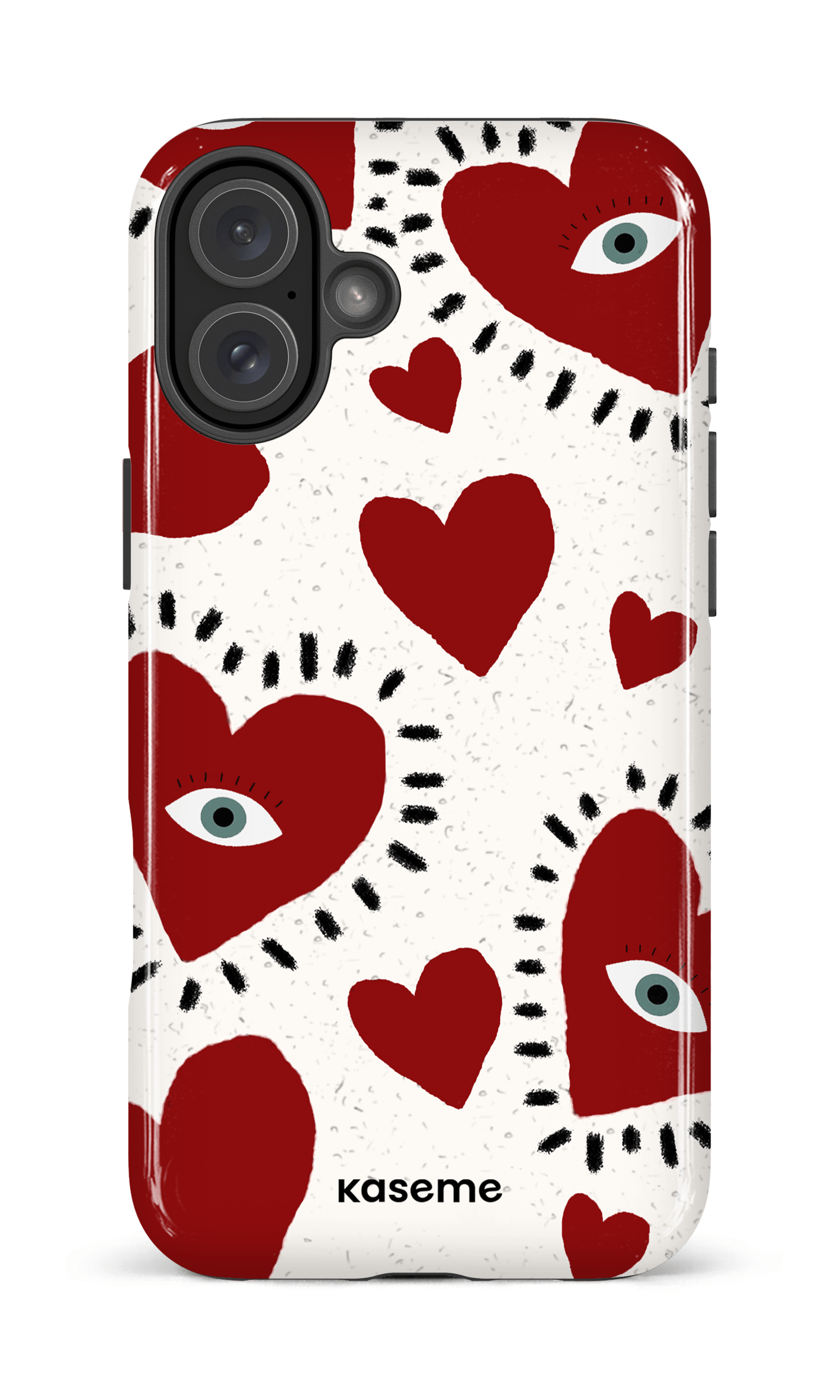 iPhone 16 Plus Impact Case Lover red -