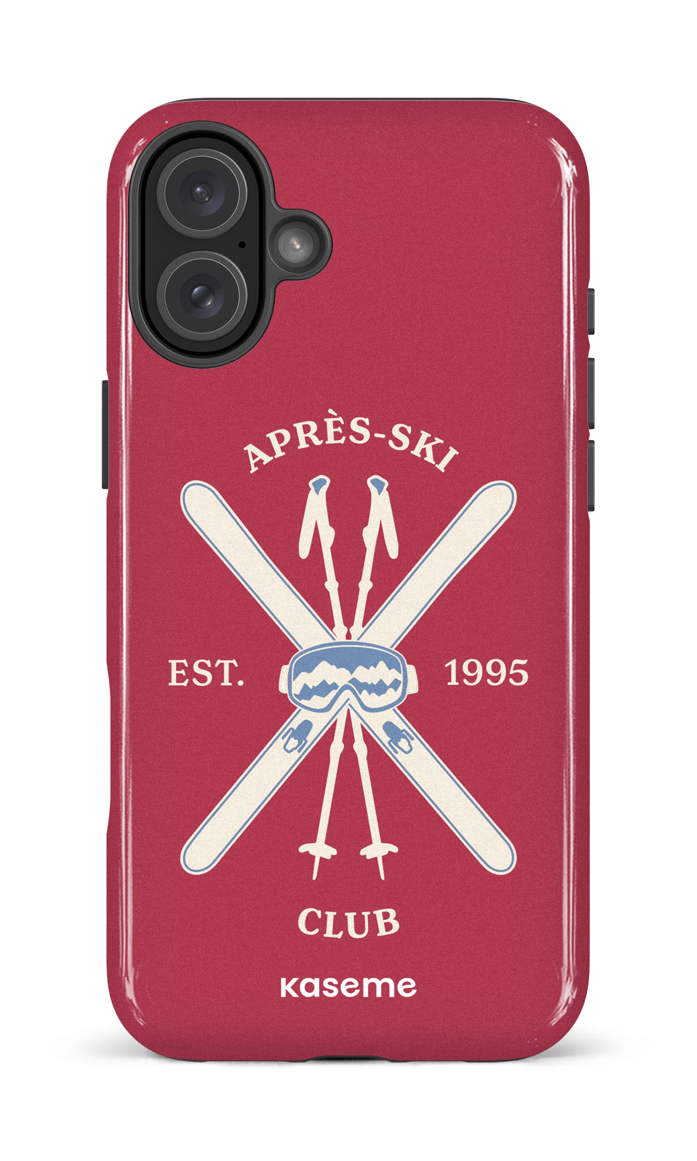 iPhone 16 Plus Impact Case Off-Track Red -