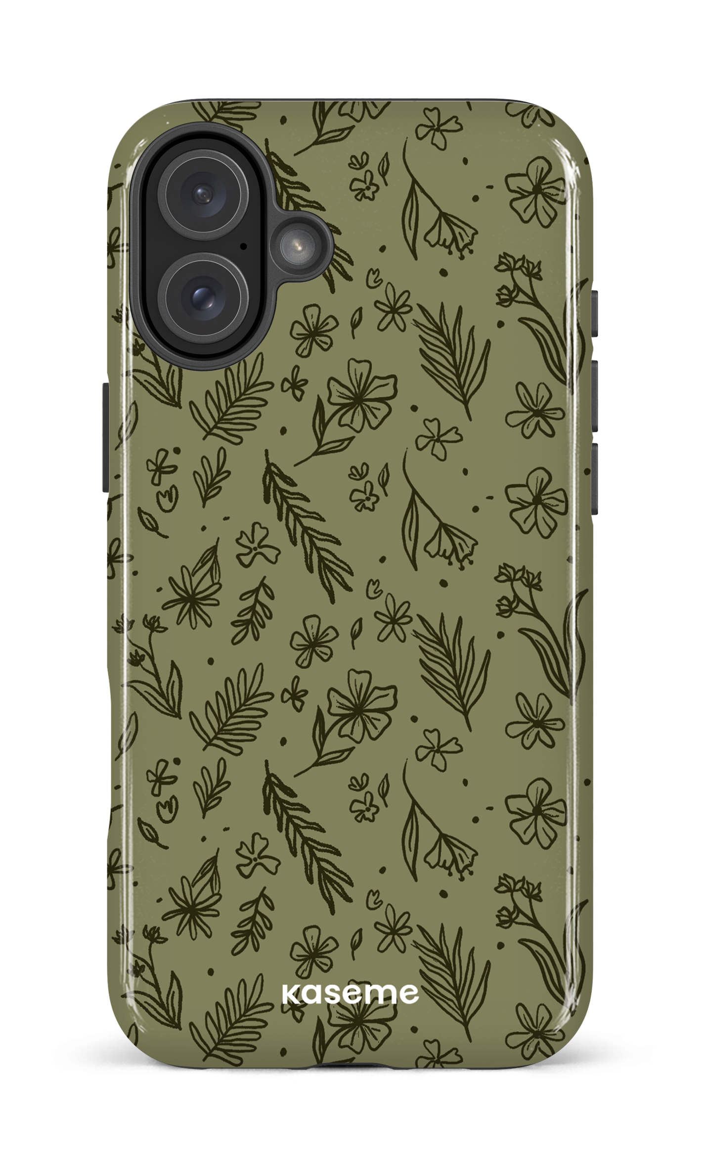 iPhone 16 Plus Impact Case Olive Branch -