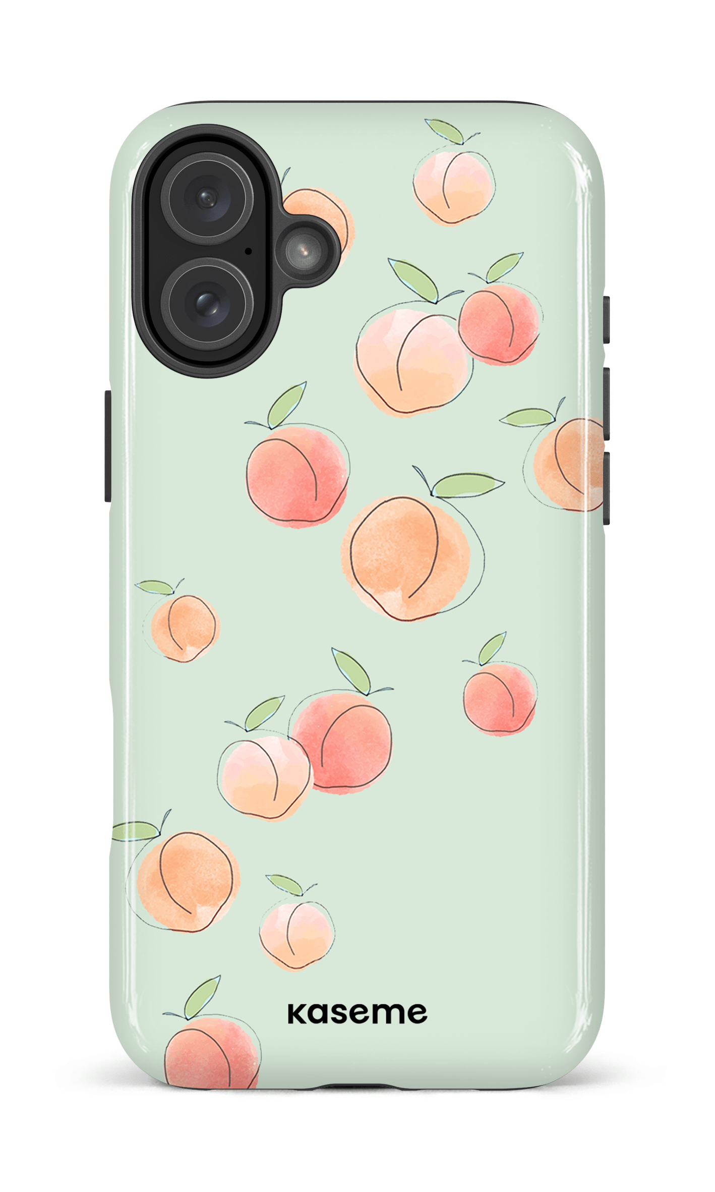 iPhone 16 Plus Impact Case Peachy green -