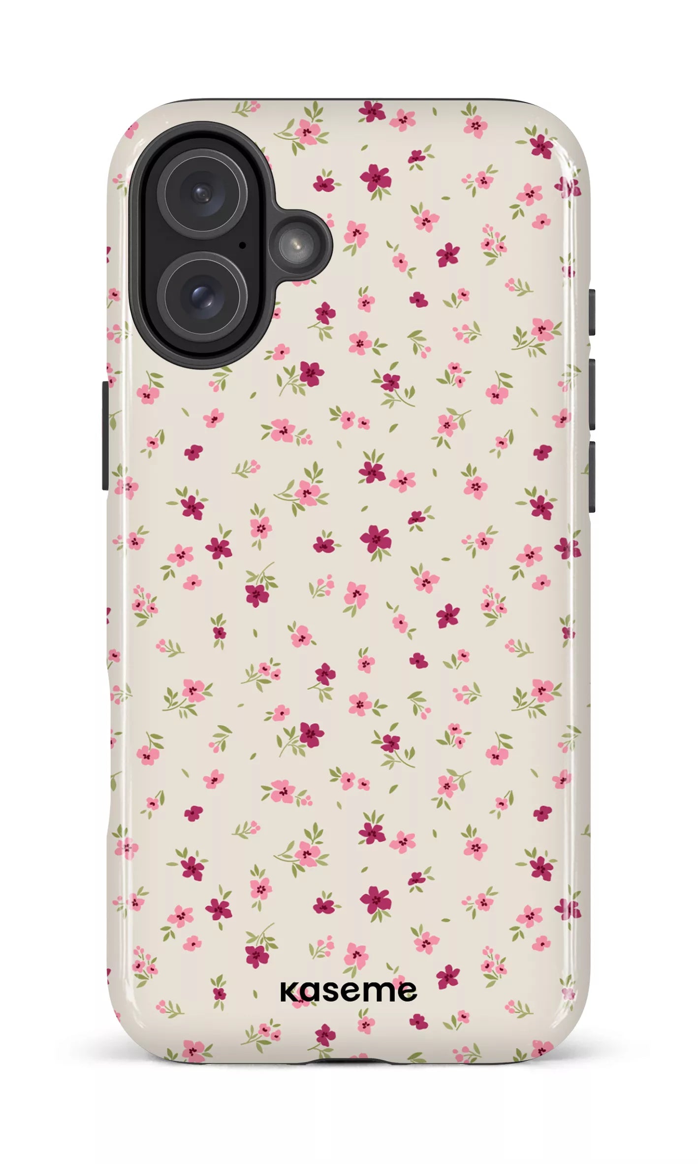 iPhone 16 Plus Impact Case Porcelain Blossom Pink -
