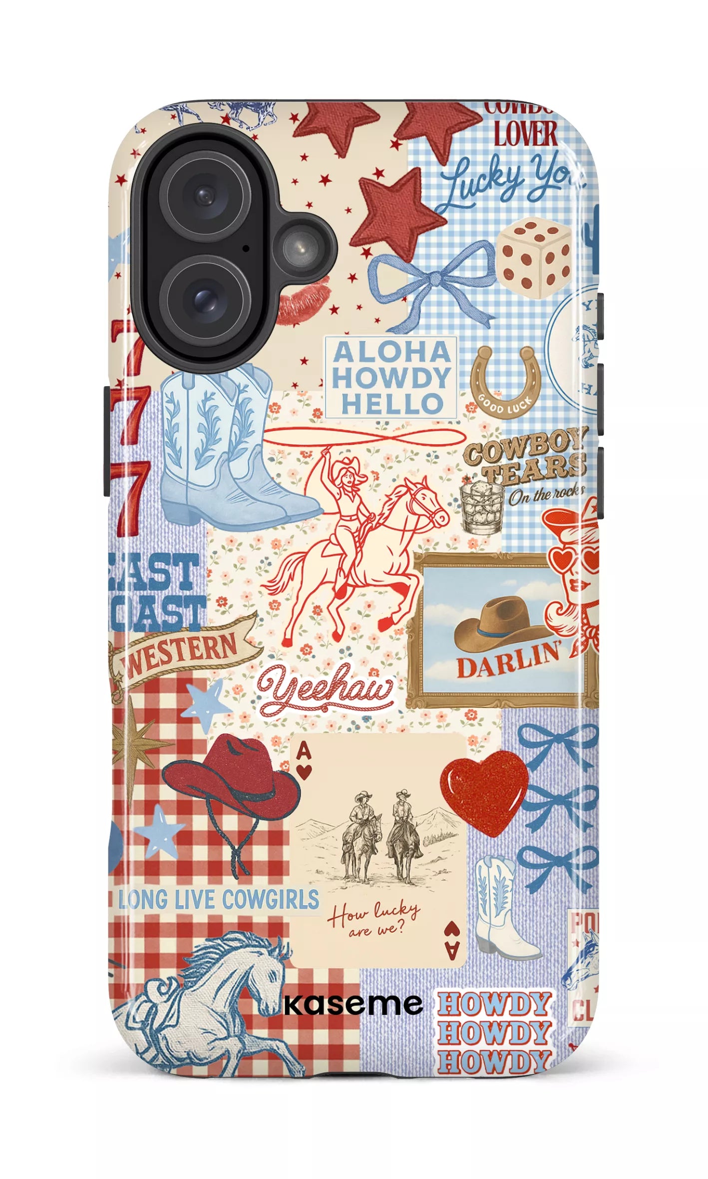 iPhone 16 Plus Impact Case Rodeo Romance -