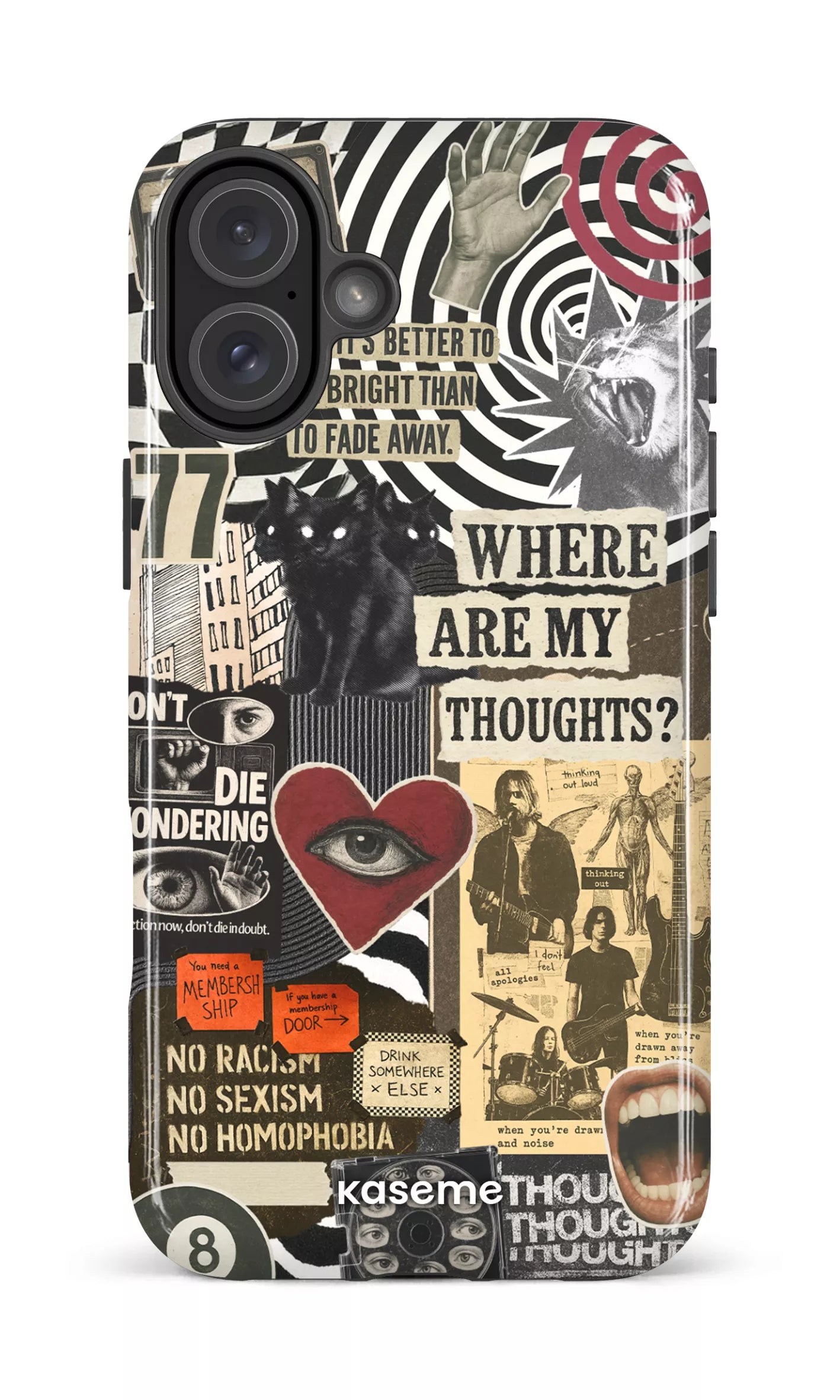 iPhone 16 Plus Impact Case Static Feelings -