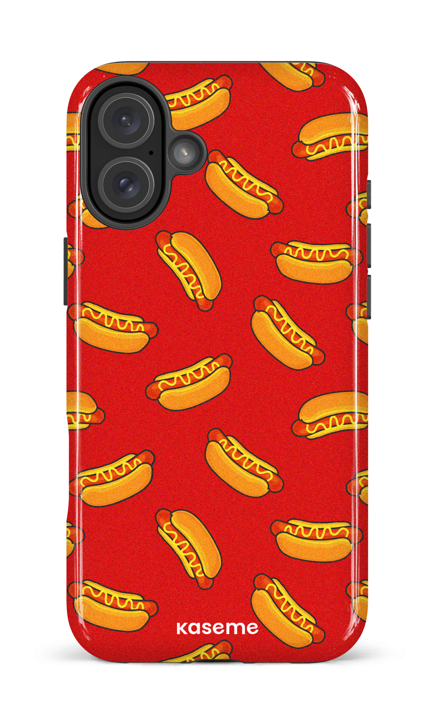 iPhone 16 Plus Impact Case Steam Red -