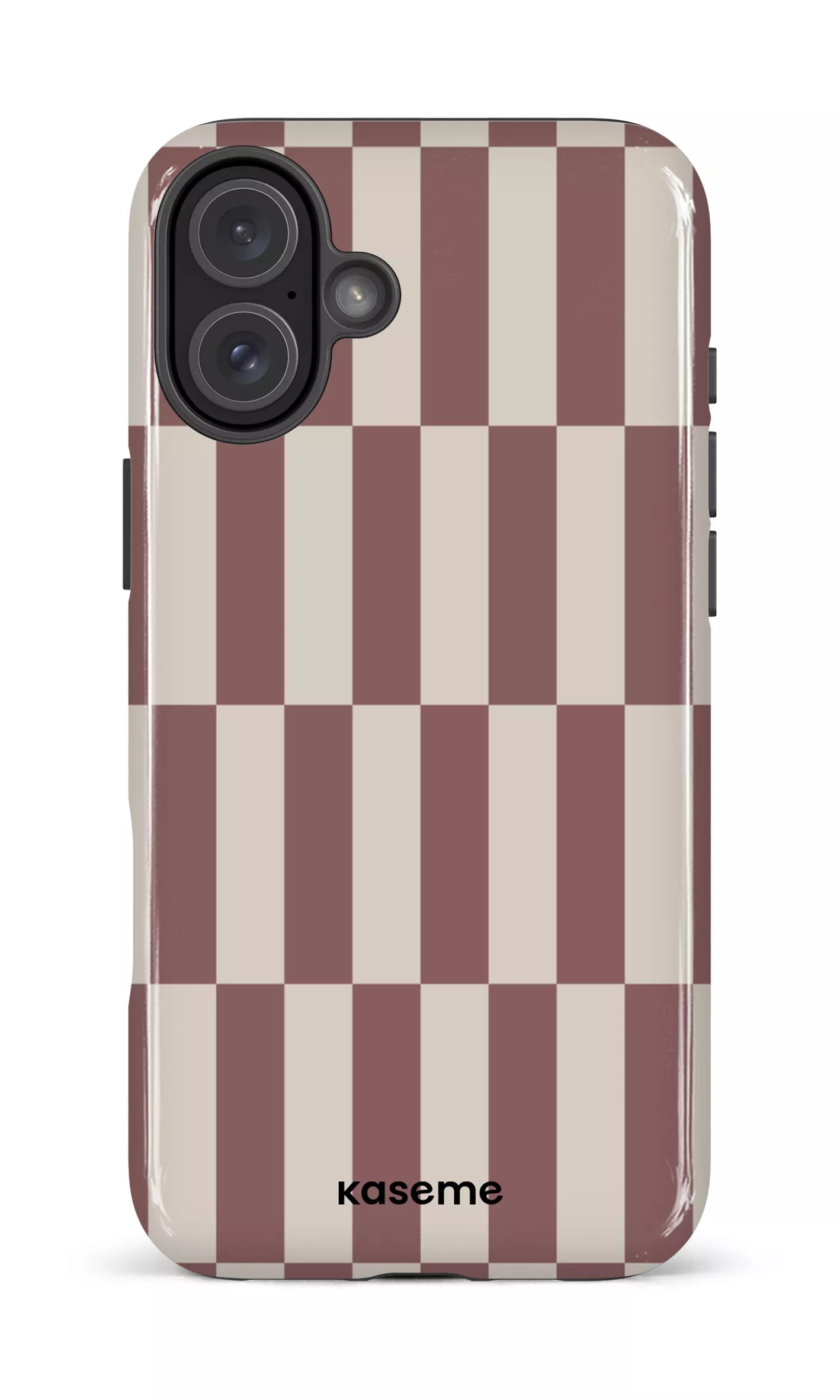 iPhone 16 Plus Impact Case Structured Brown -