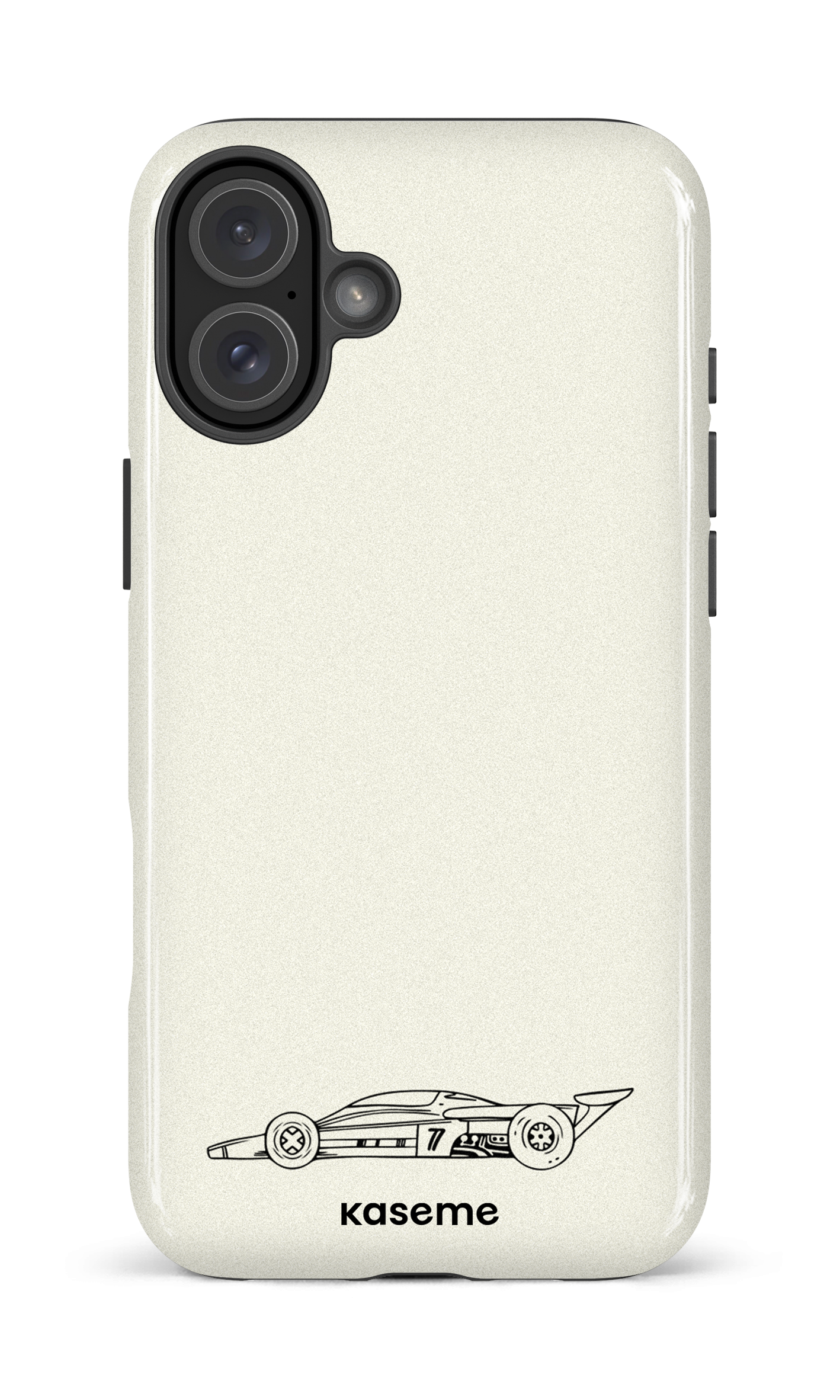 iPhone 16 Plus Impact Case Turbo White -