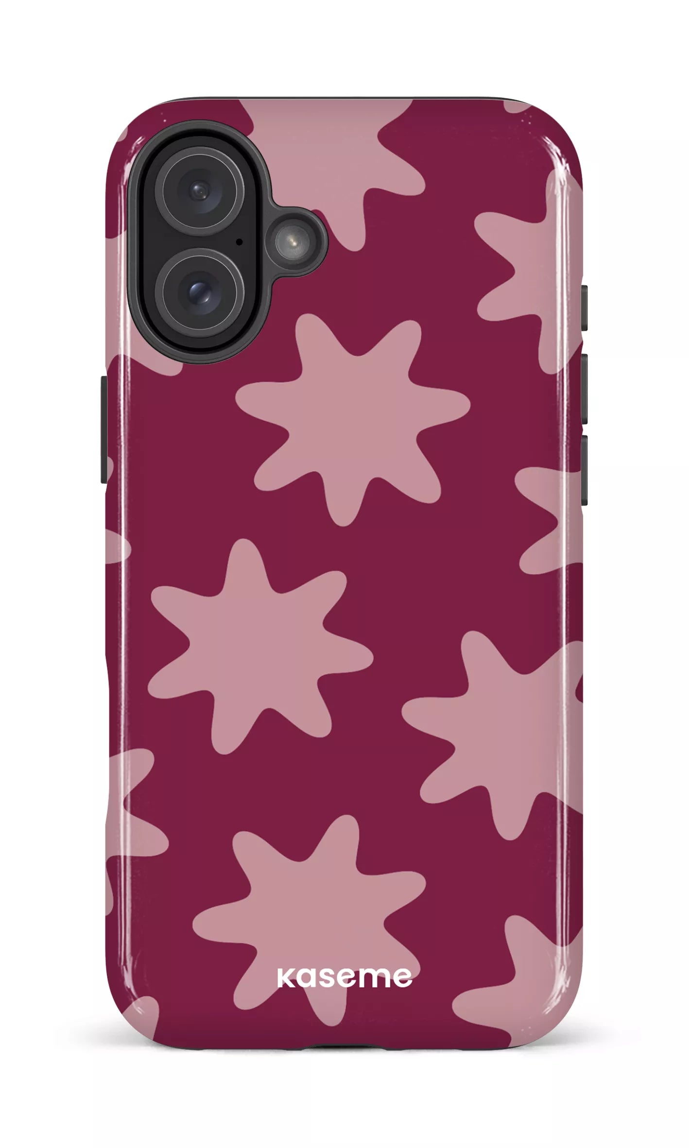 iPhone 16 Plus Impact Case Unframed Burgundy -