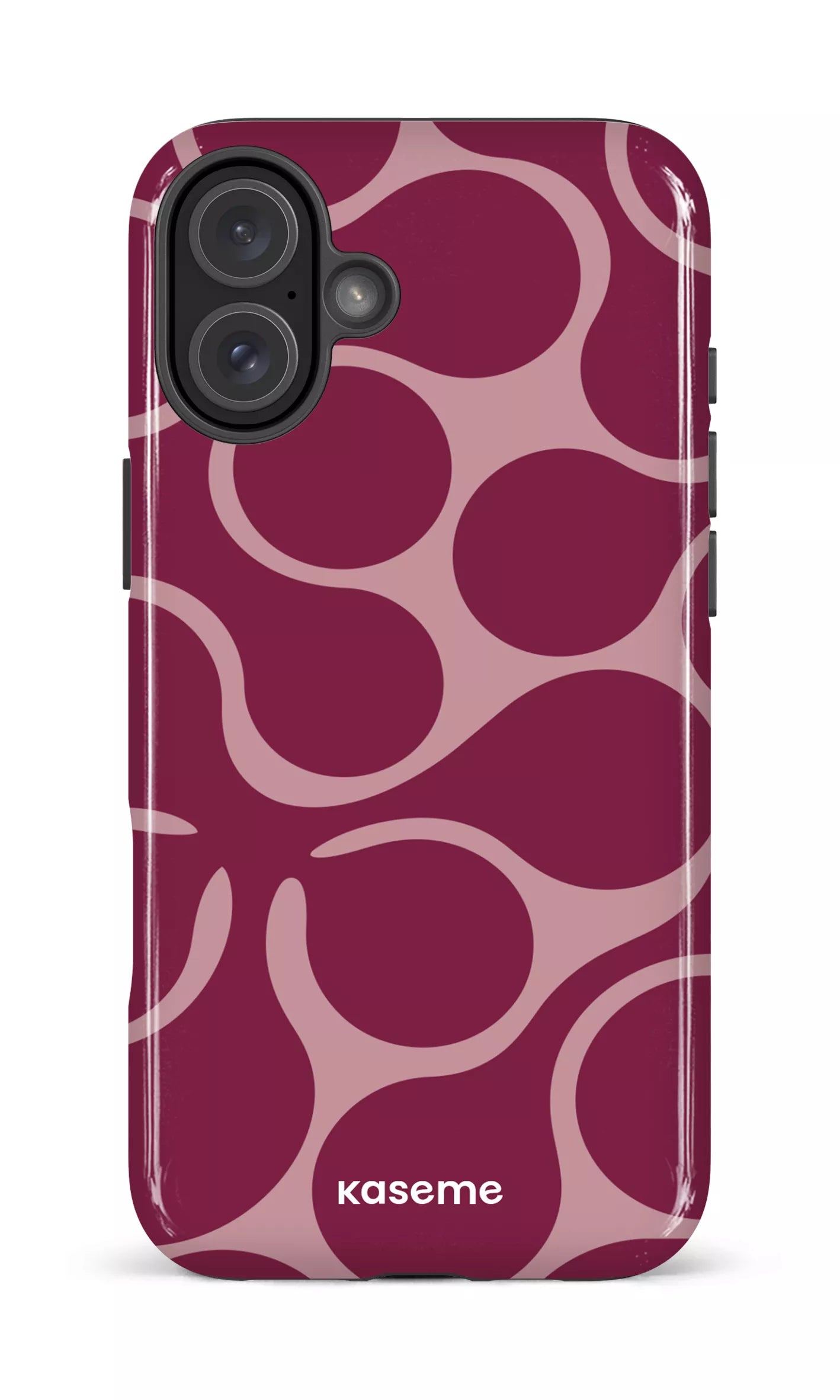 iPhone 16 Plus Impact Case Unscripted Burgundy -