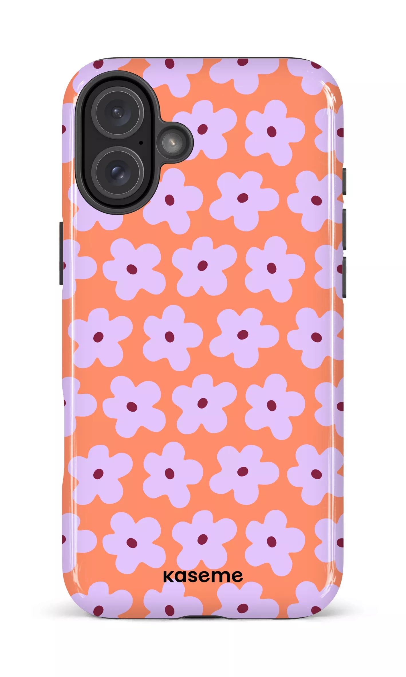 iPhone 16 Plus Impact Case Viva la Fiori Orange -