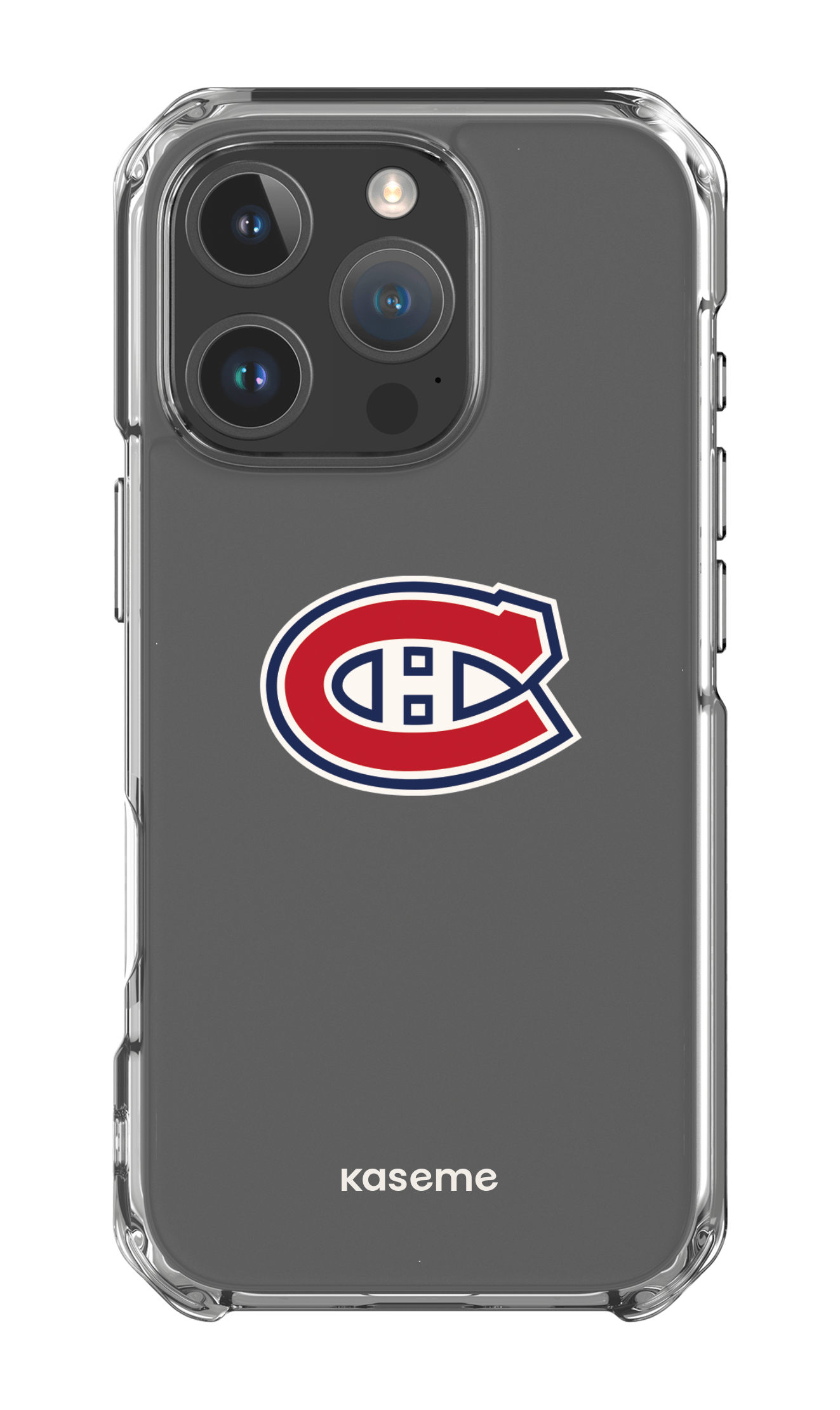 iPhone 16 Pro Clear Case Canadiens Logo Clear -