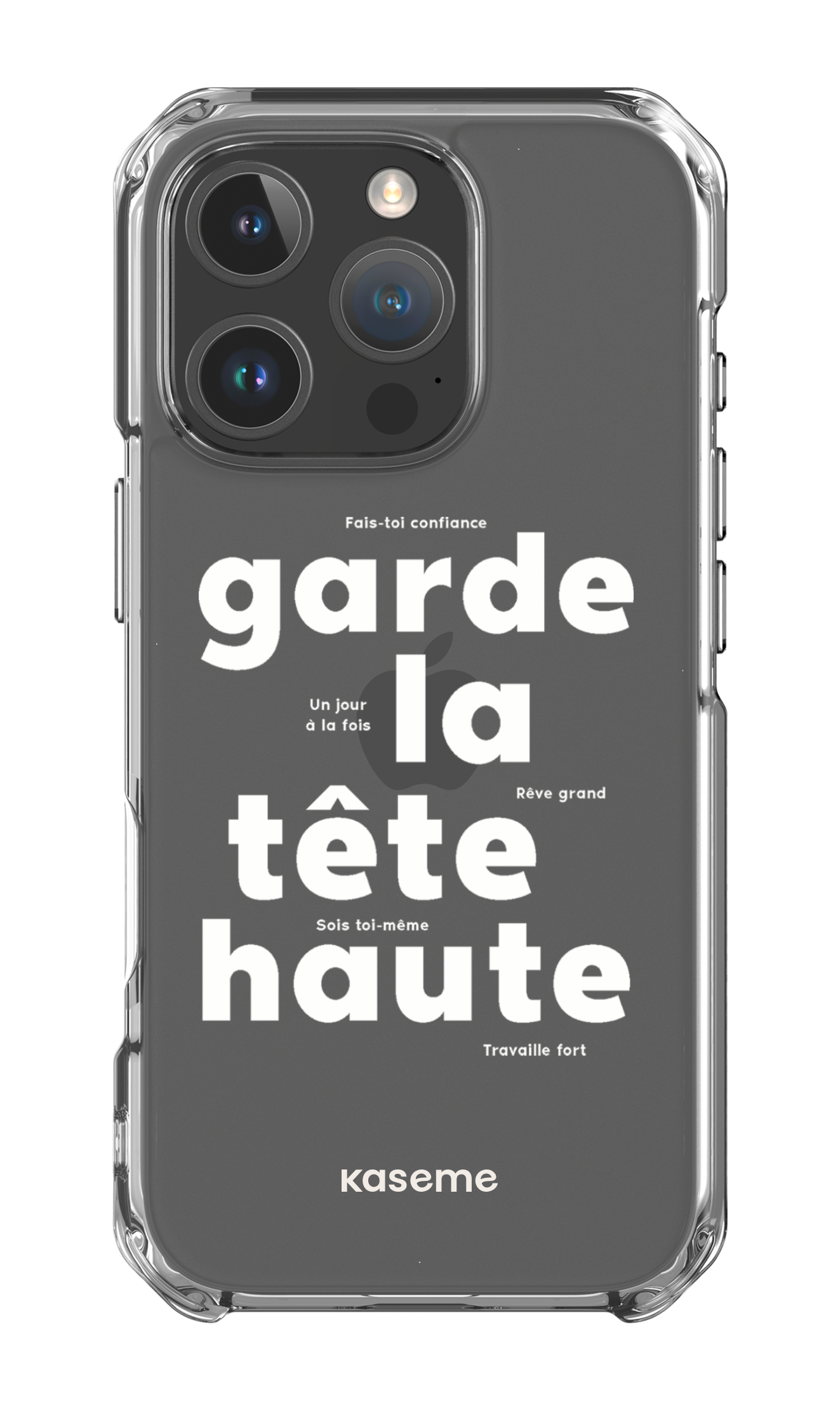 iPhone 16 Pro Clear Case État d'esprit Clear Case -