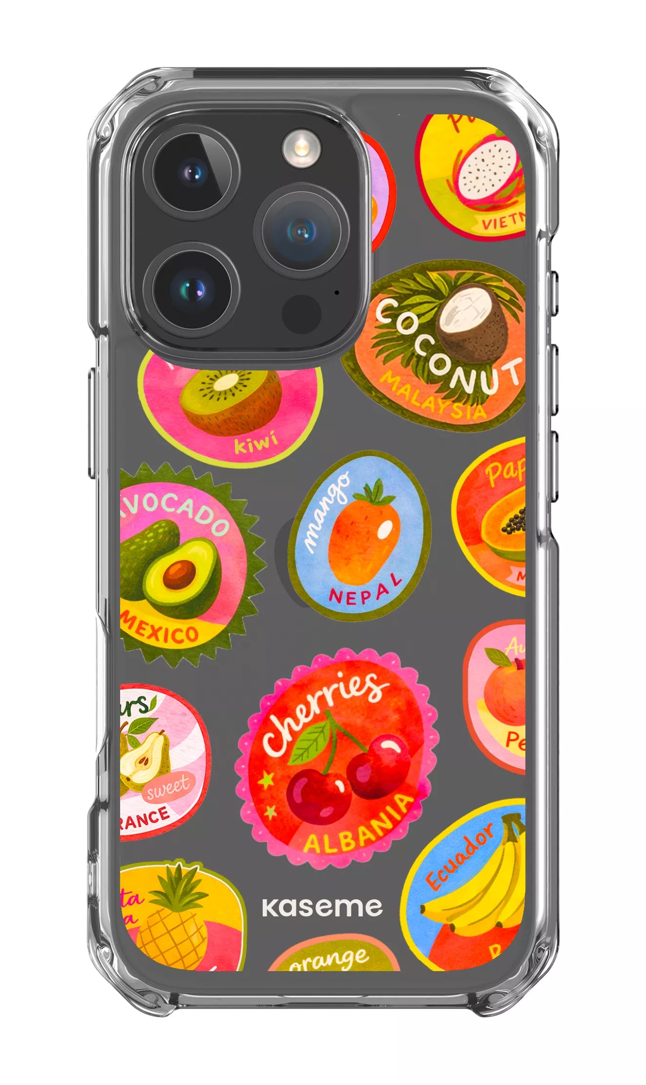 iPhone 16 Pro Clear Case Frutti Clear Case -