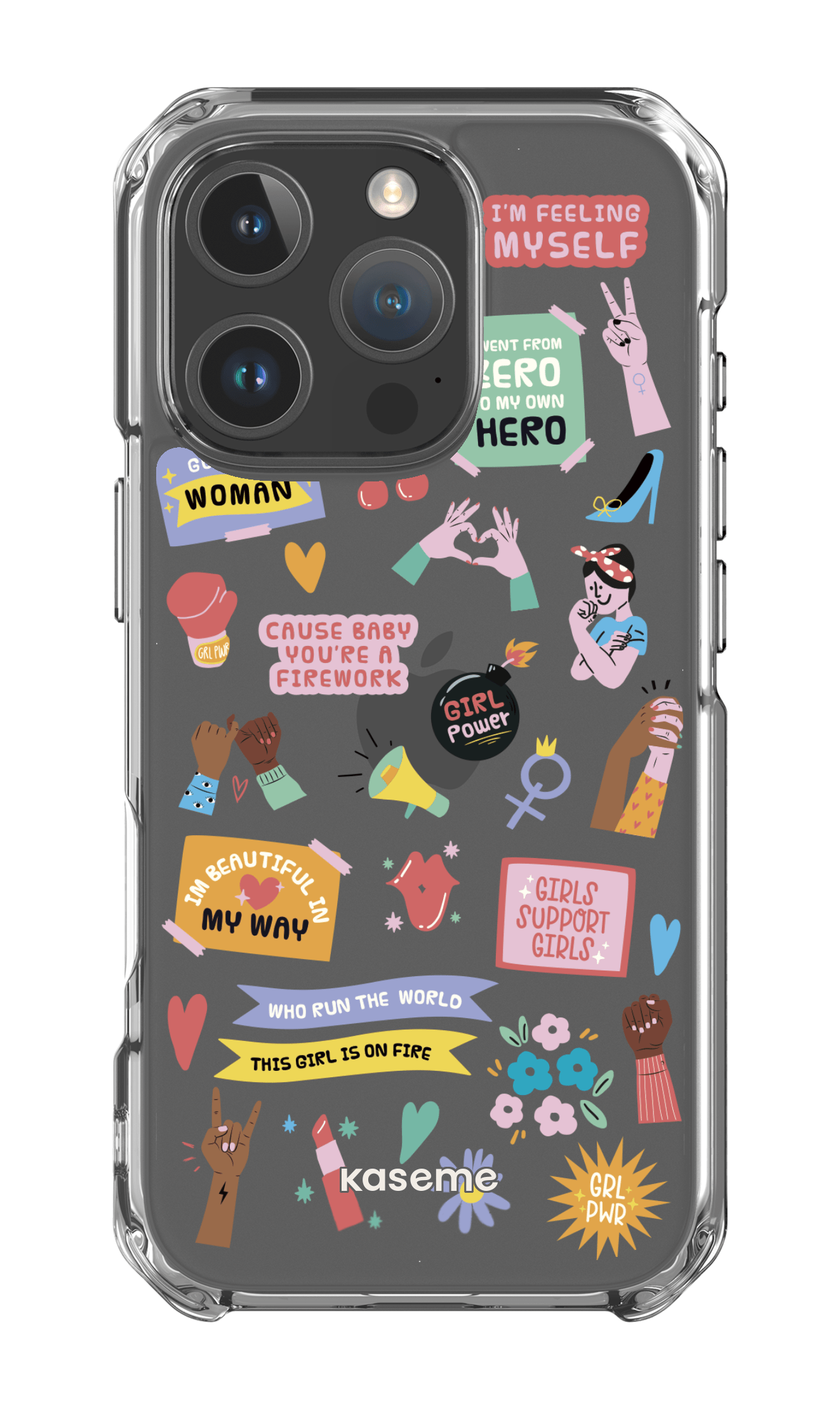 iPhone 16 Pro Clear Case Girl Boss Clear Case -
