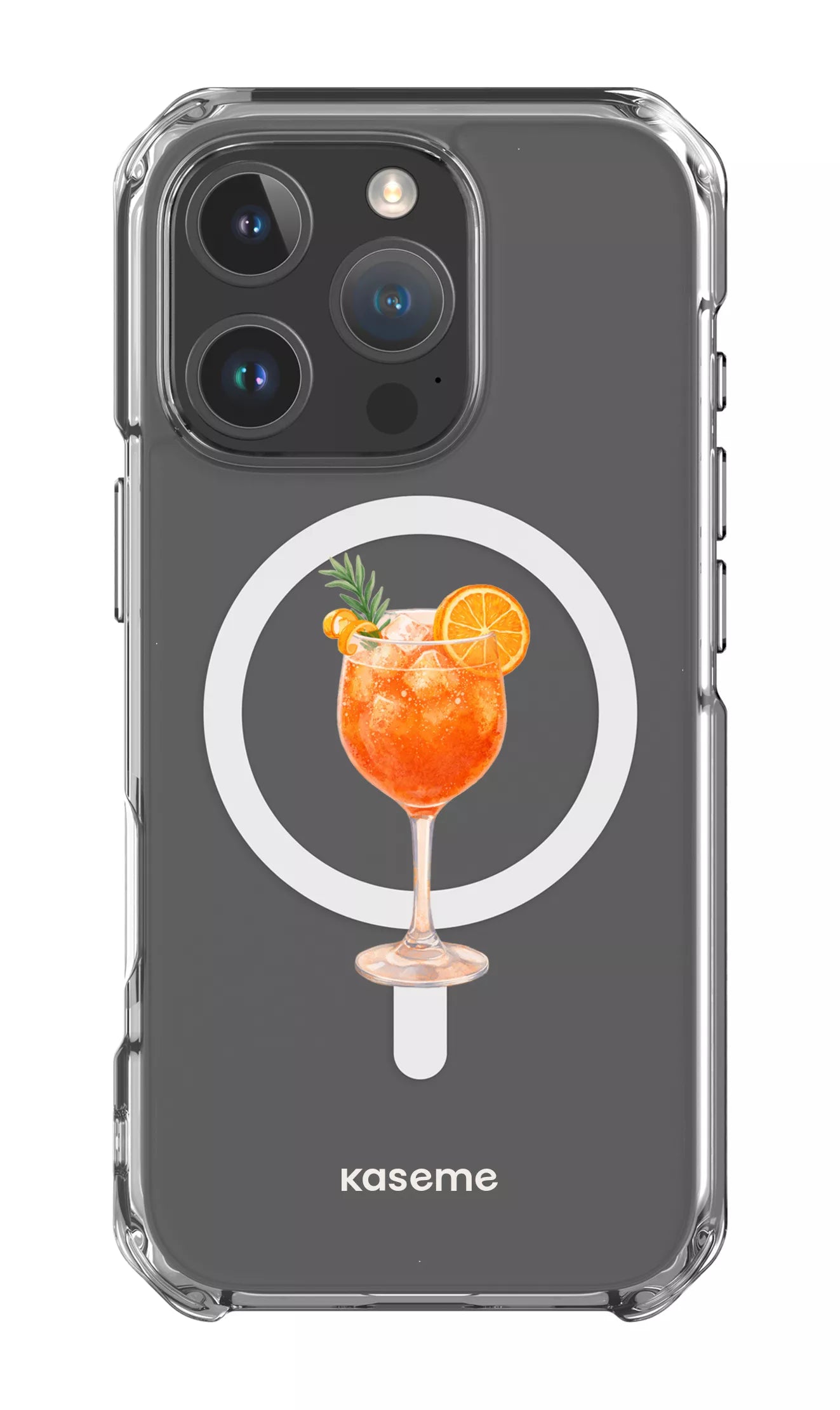 iPhone 16 Pro Clear Case Magsafe Aperol Sunset Clear Case -