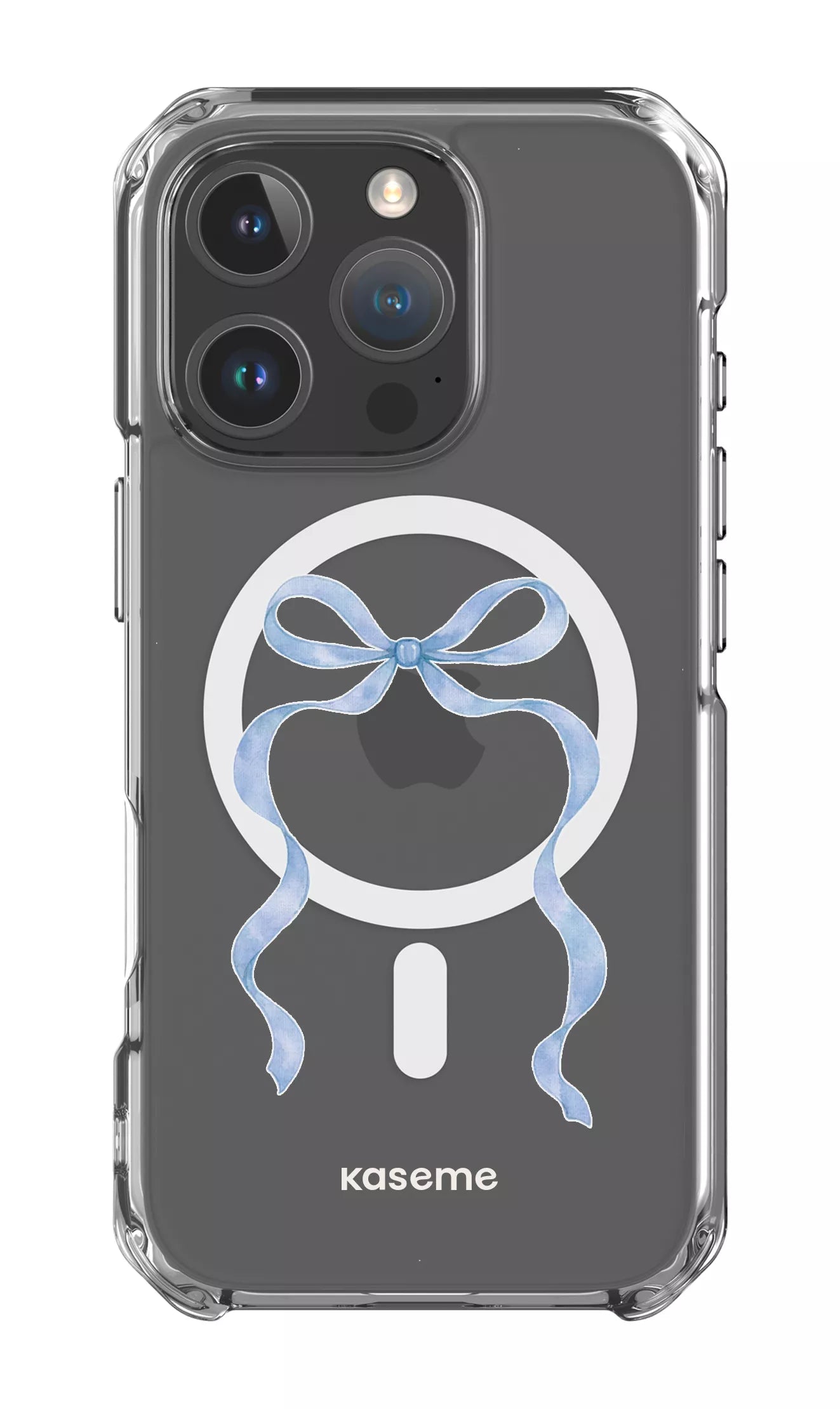 iPhone 16 Pro Clear Case Magsafe Celeste Blue Clear Case -