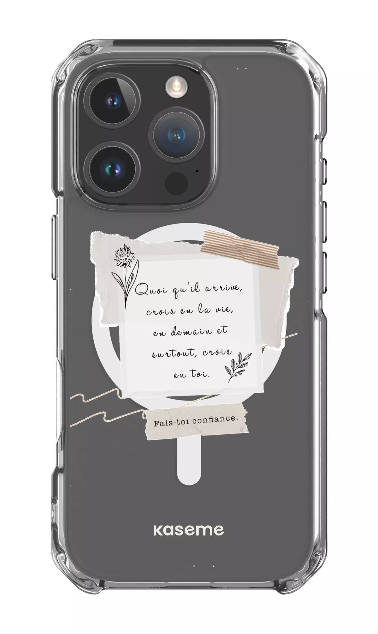 iPhone 16 Pro Clear Case Magsafe Foi Clear Case -