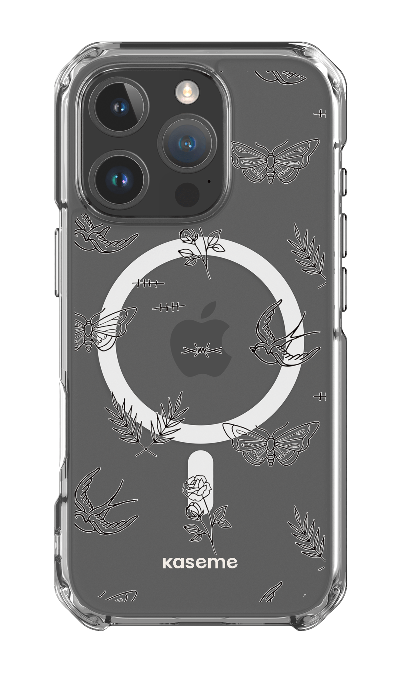 iPhone 16 Pro Clear Case Magsafe Ink Clear Case -