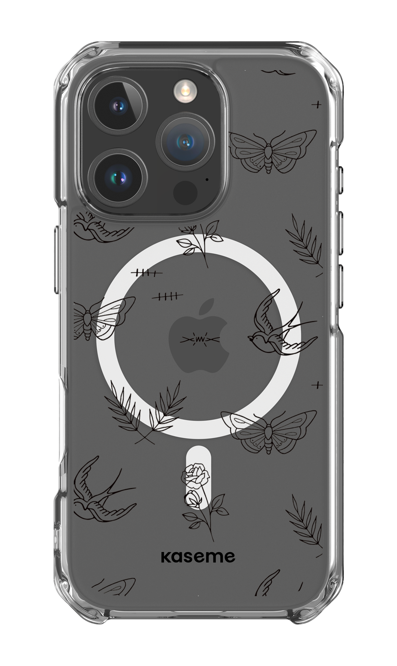 iPhone 16 Pro Clear Case Magsafe Ink clear case -