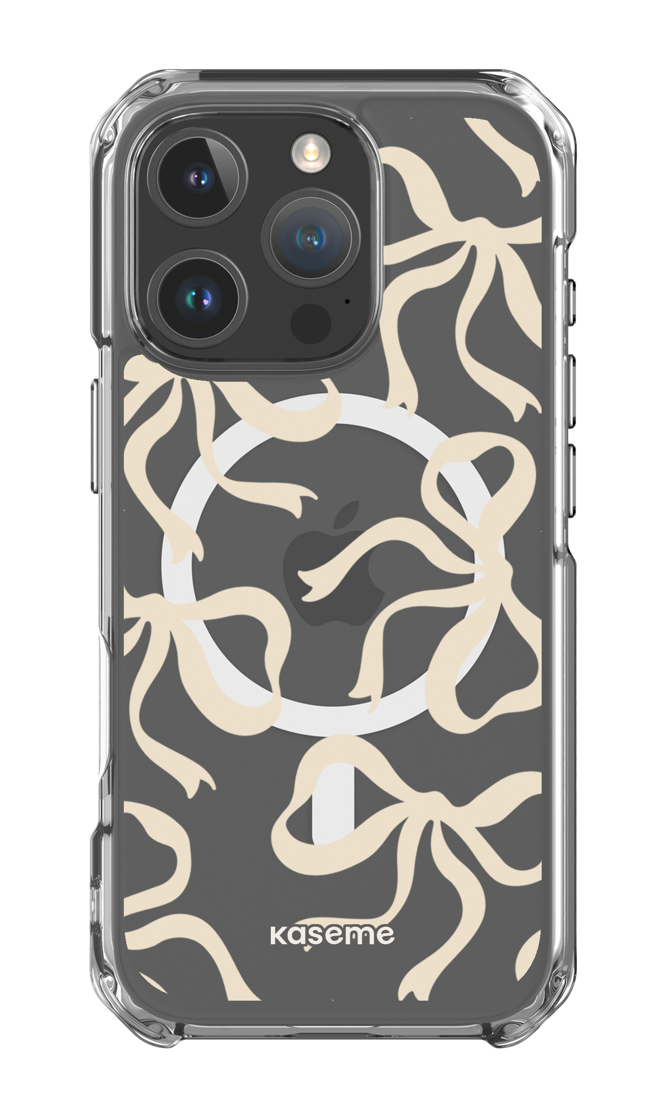 iPhone 16 Pro Clear Case Magsafe Lace Clear Case -