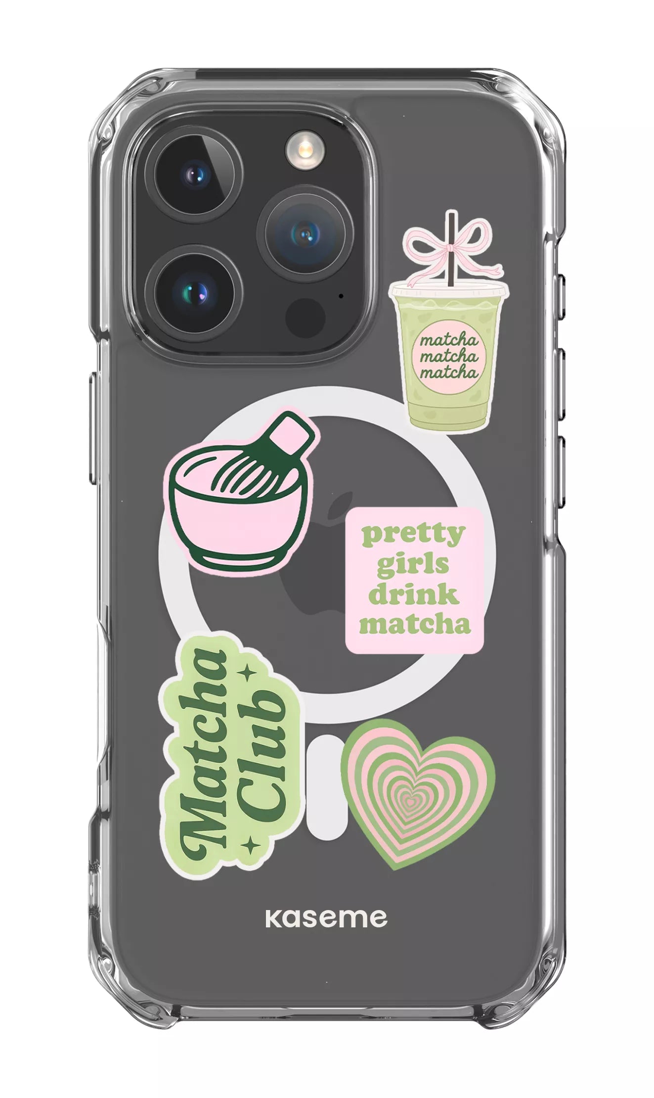 iPhone 16 Pro Clear Case Magsafe Matcha Clear Case -
