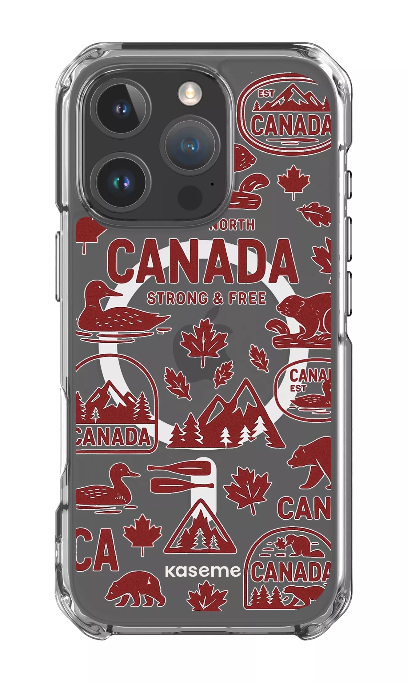 iPhone 16 Pro Clear Case Magsafe Oh Canada Clear Case -