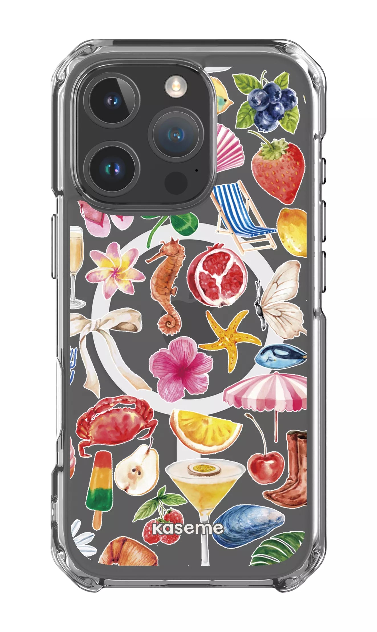 iPhone 16 Pro Clear Case Magsafe St-Tropez Clear Case -