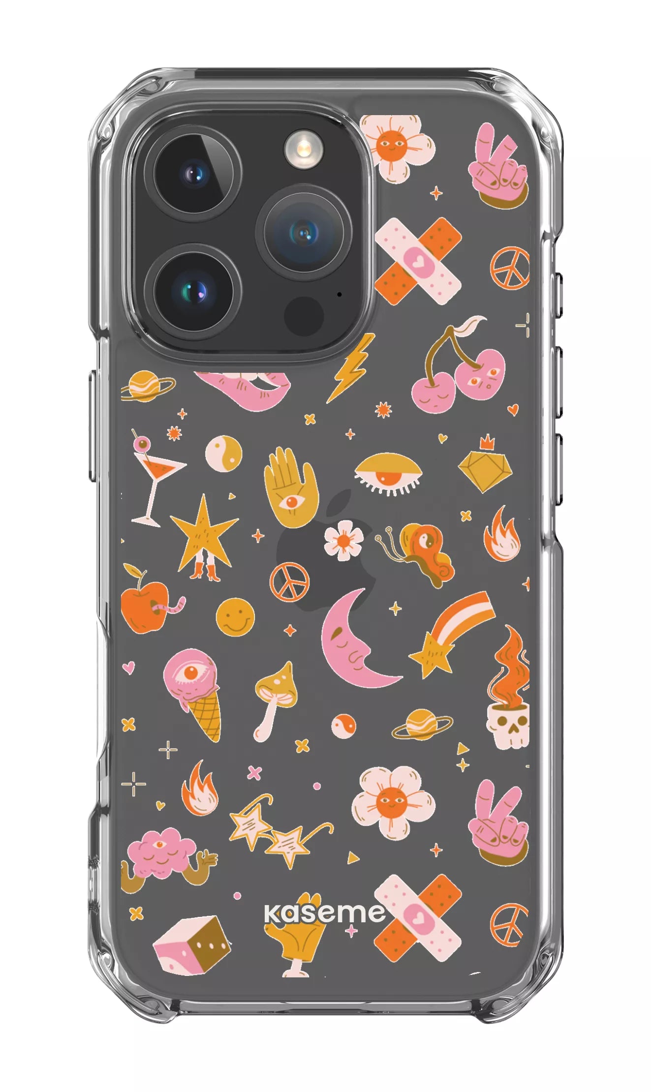 iPhone 16 Pro Clear Case Psycho Clear Case -