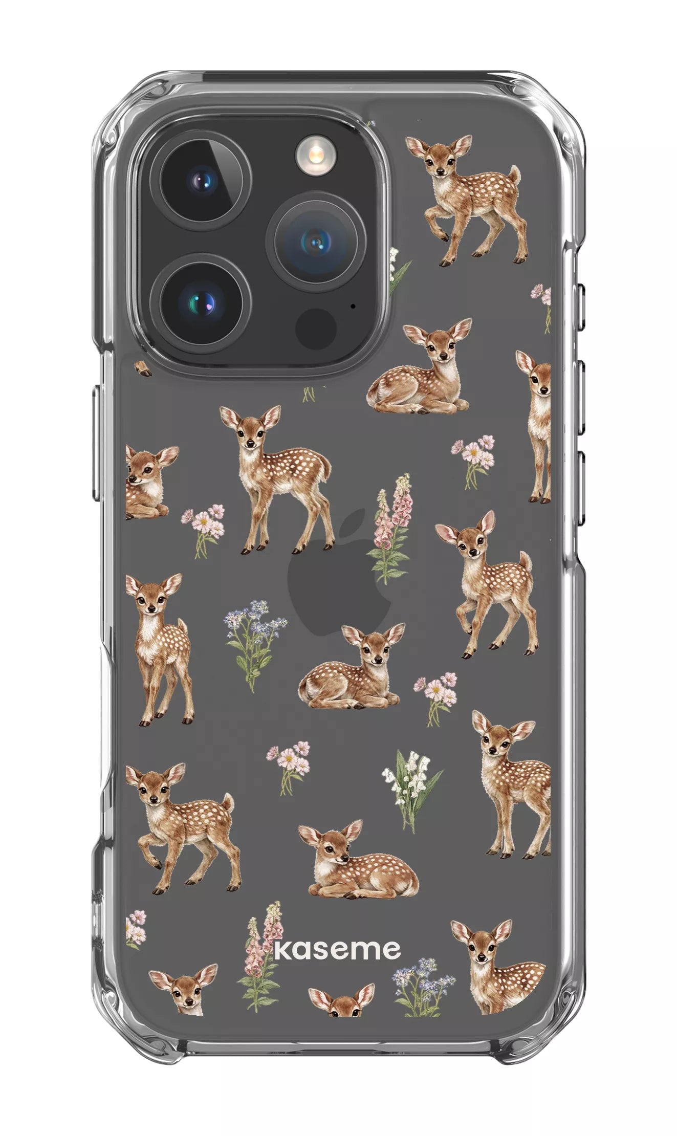 iPhone 16 Pro Clear Case Sweet Bambi Clear Case -