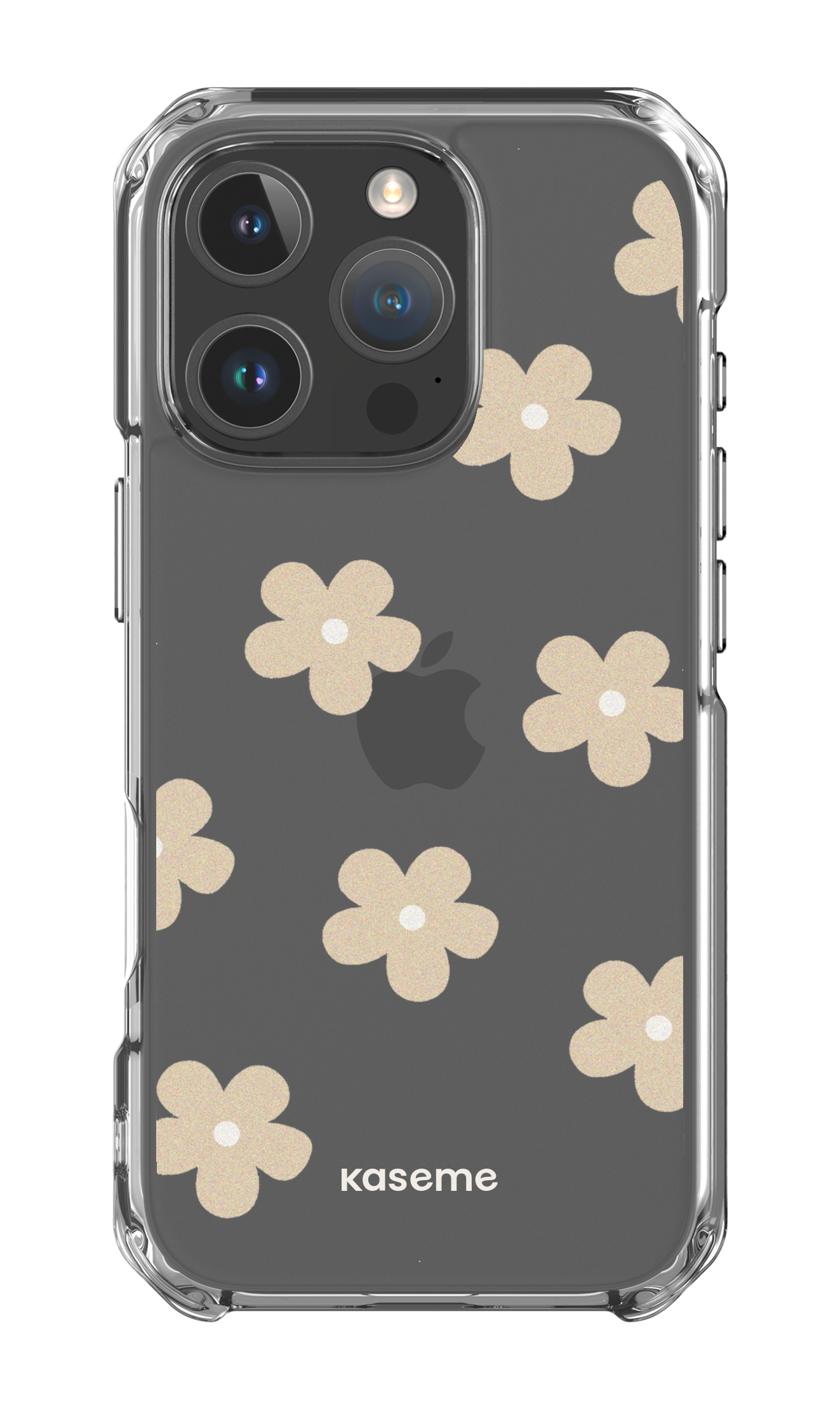 iPhone 16 Pro Clear Case Woodstock Beige Clear Case -