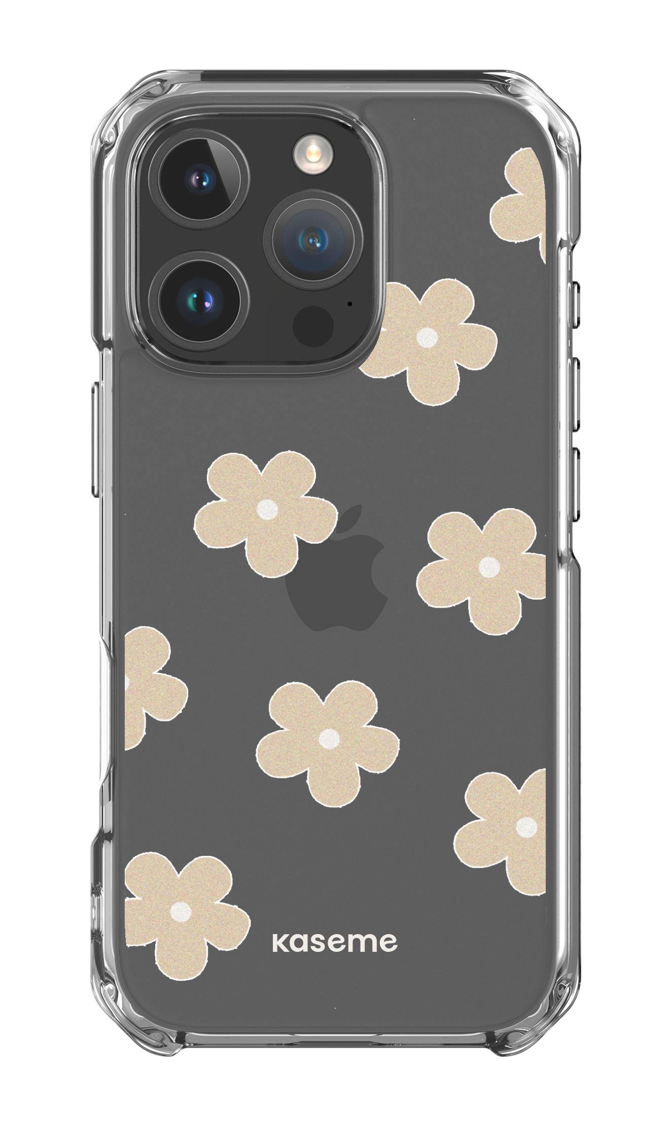 iPhone 16 Pro Clear Case Woodstock Beige Clear Case -