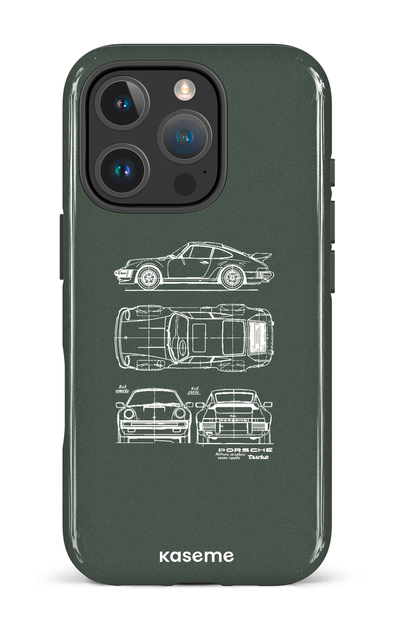 iPhone 16 Pro Impact Case Beat The Traffic Green -
