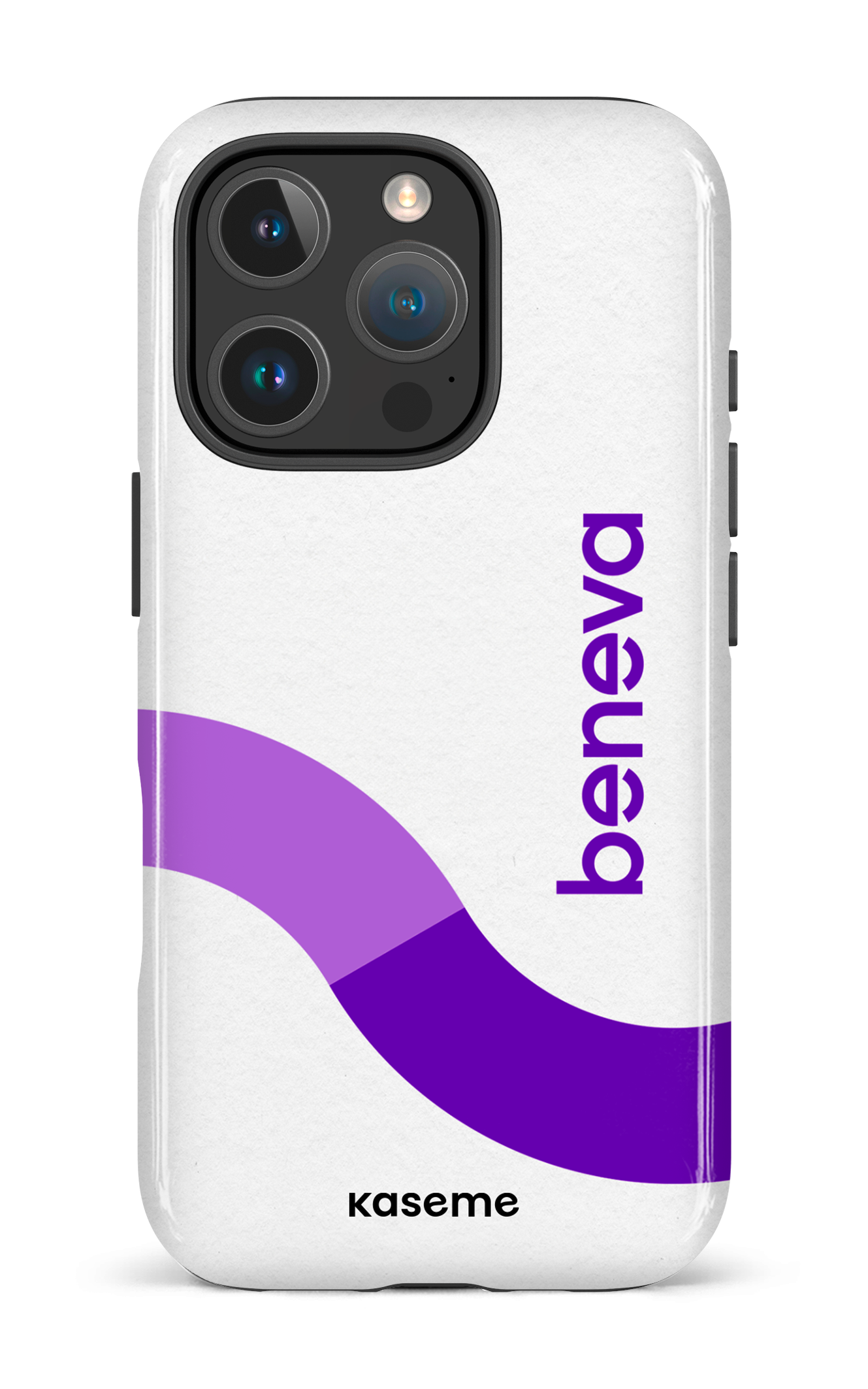 iPhone 16 Pro Impact Case Beneva Violet - Petite vague -