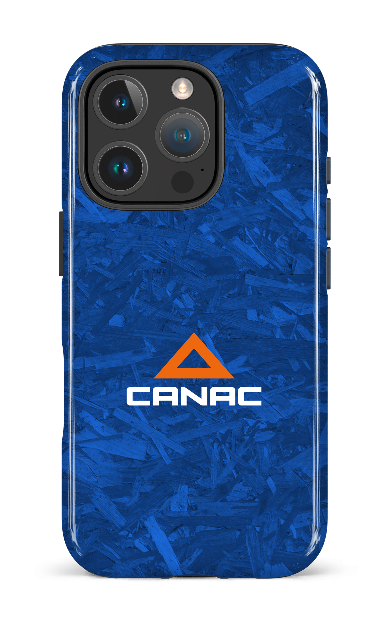 iPhone 16 Pro Impact Case Bois bleu par Canac -