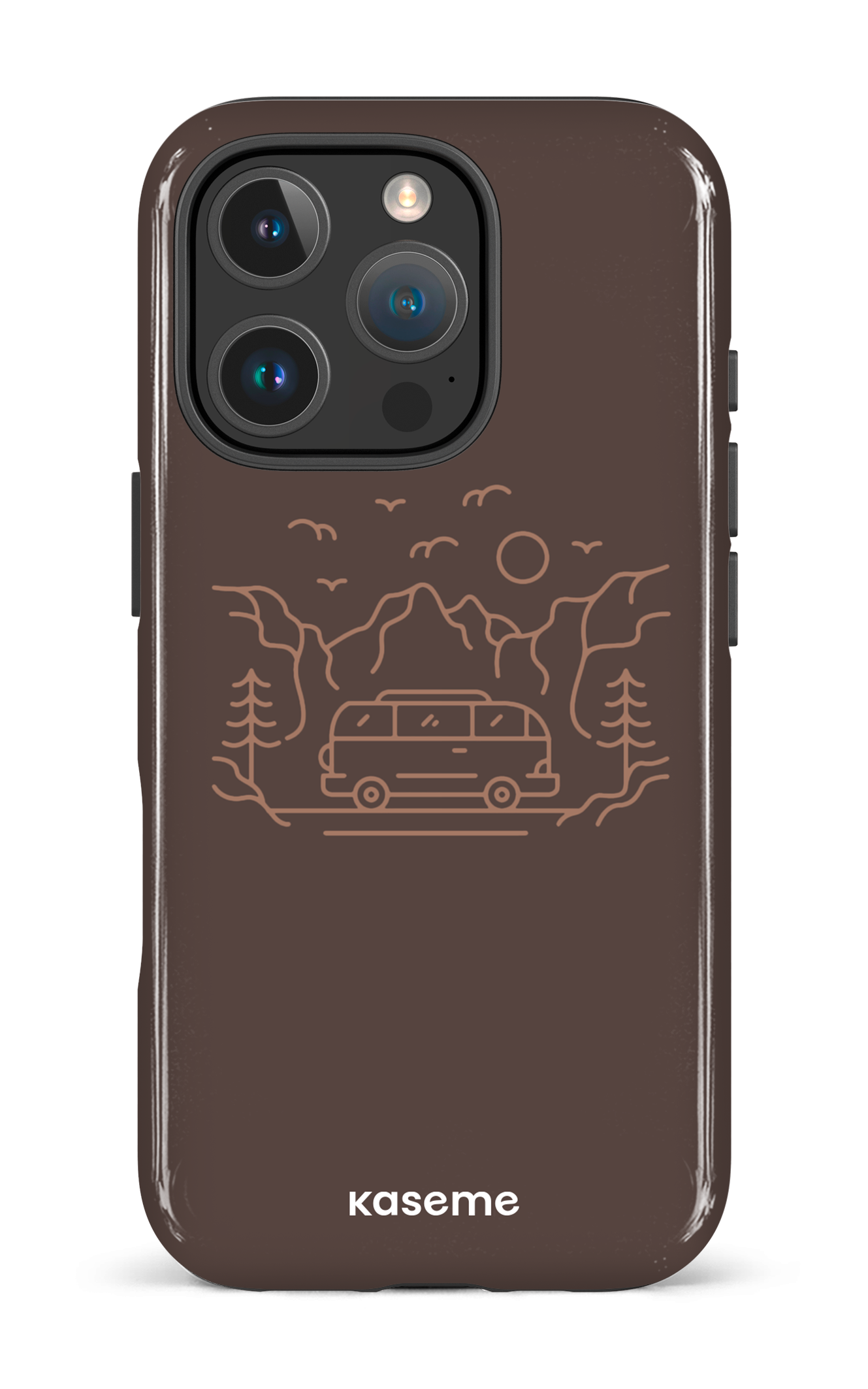 iPhone 16 Pro Impact Case Camp Life Mocha -