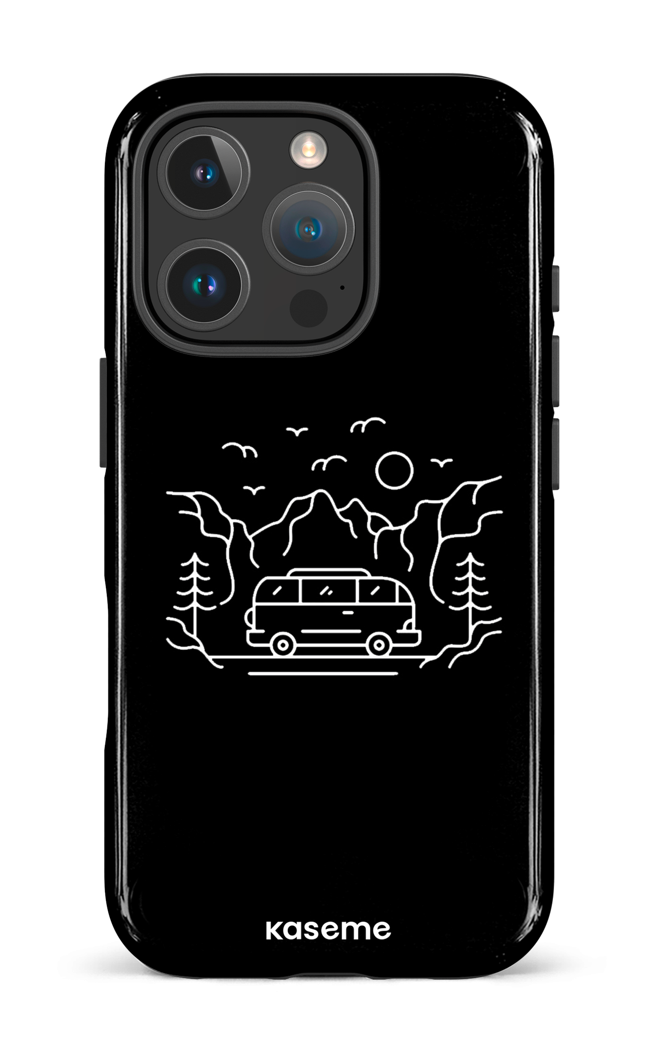 iPhone 16 Pro Impact Case Camp life black -