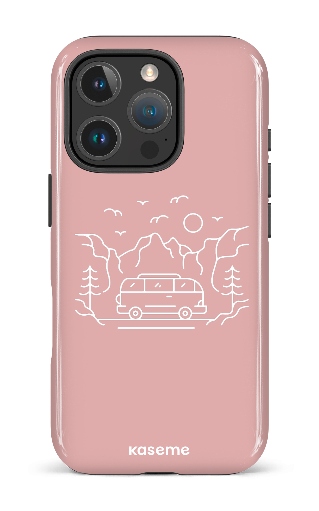iPhone 16 Pro Impact Case Camp life pink -