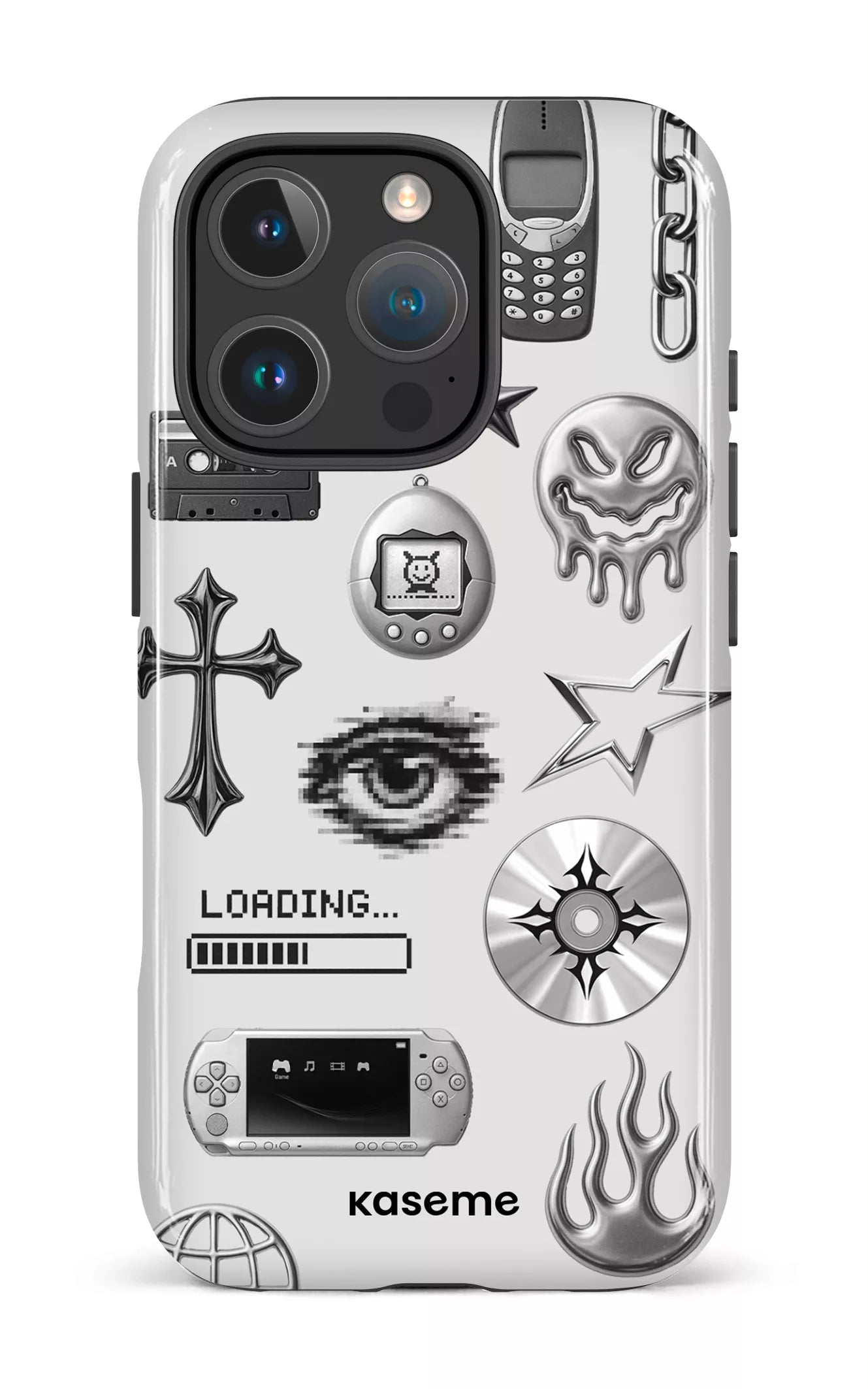 iPhone 16 Pro Impact Case Chrome -