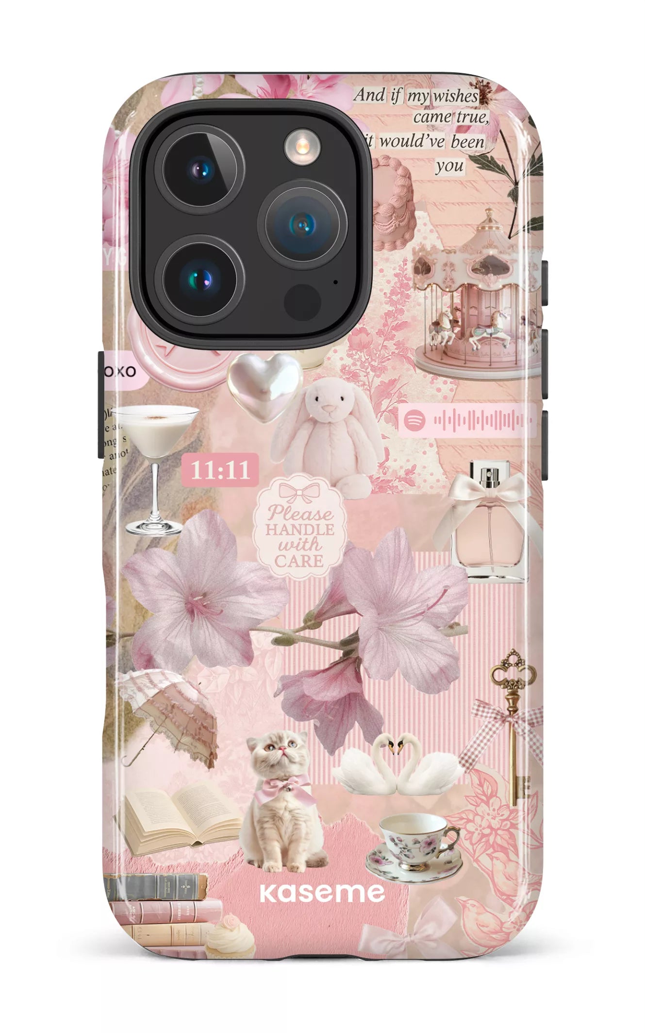 iPhone 16 Pro Impact Case Coquette Diary -