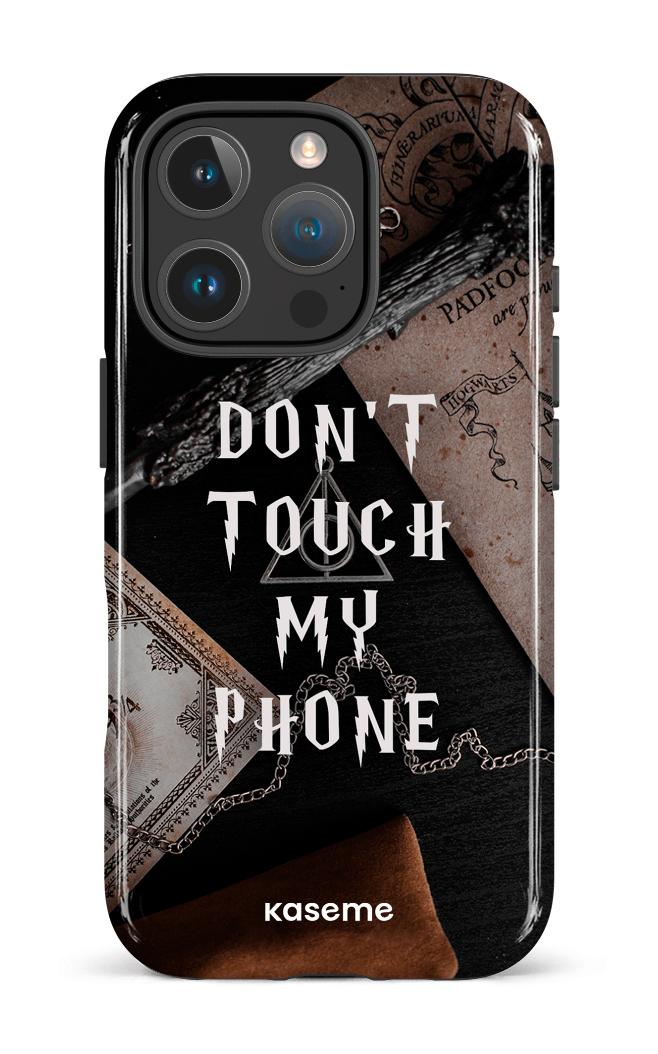 iPhone 16 Pro Impact Case Don't Touch My Phone -