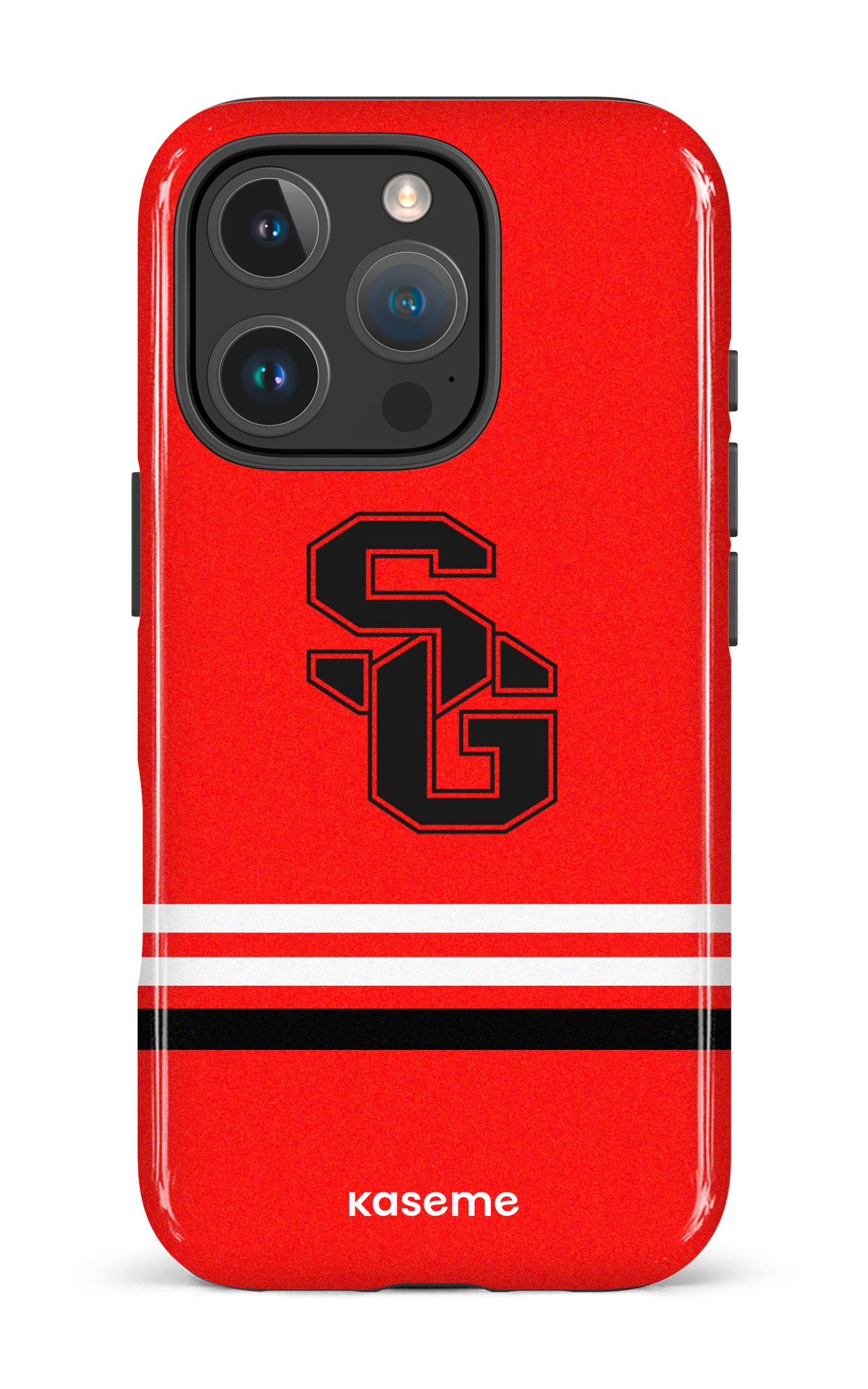 iPhone 16 Pro Impact Case Dragons PSG Rouge -