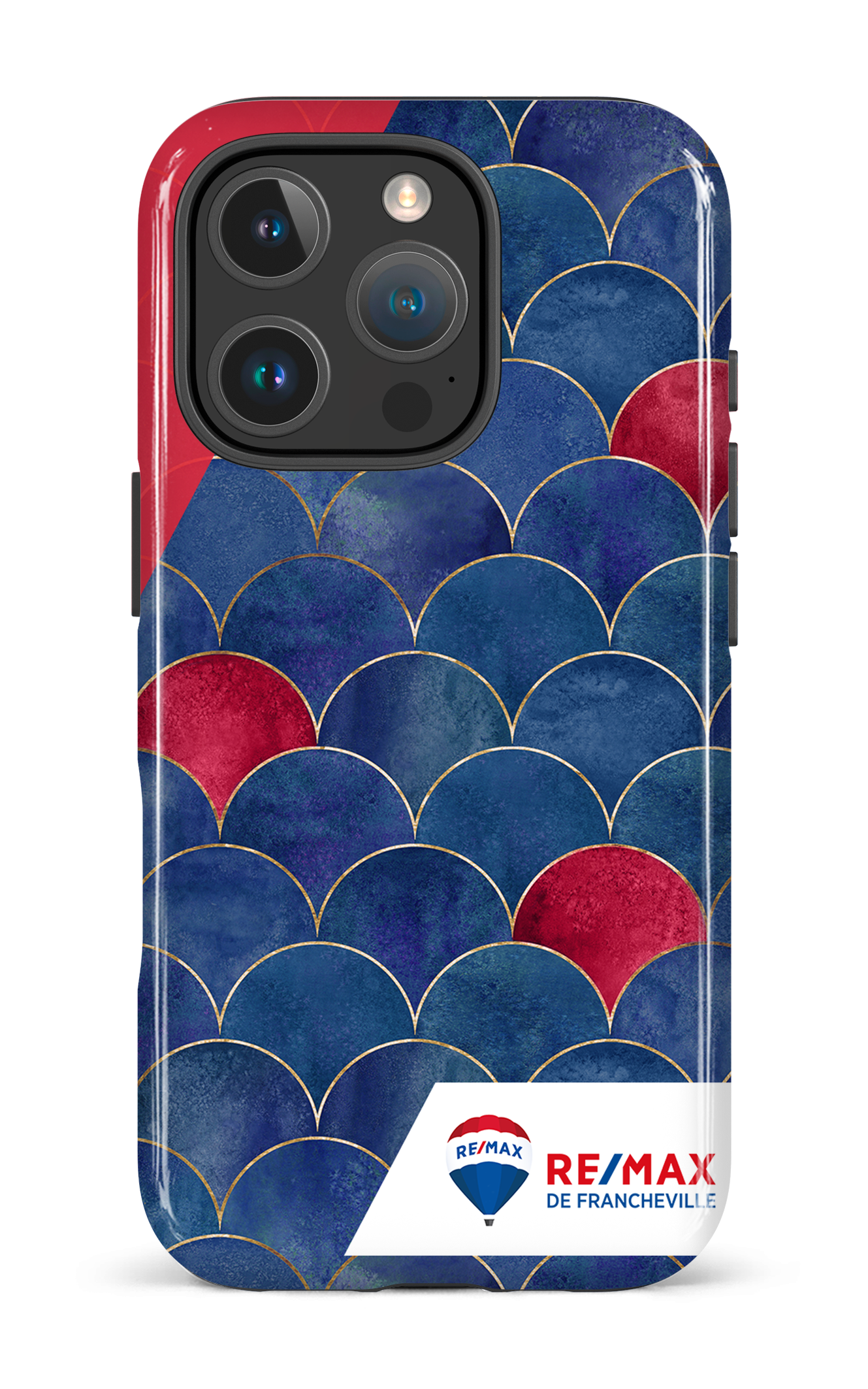 iPhone 16 Pro Impact Case Écailles bicolores de Francheville -