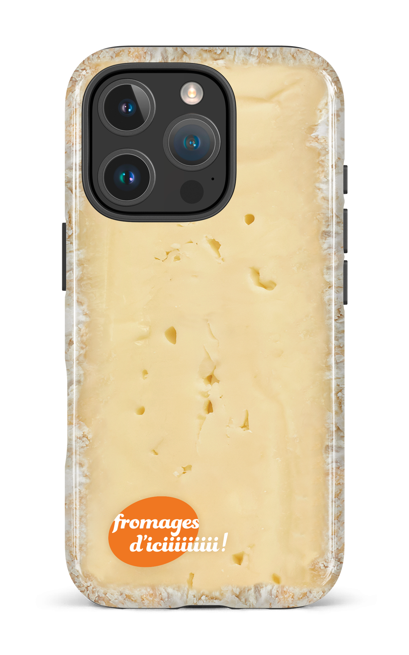 iPhone 16 Pro Impact Case Fromage Brie Logo -