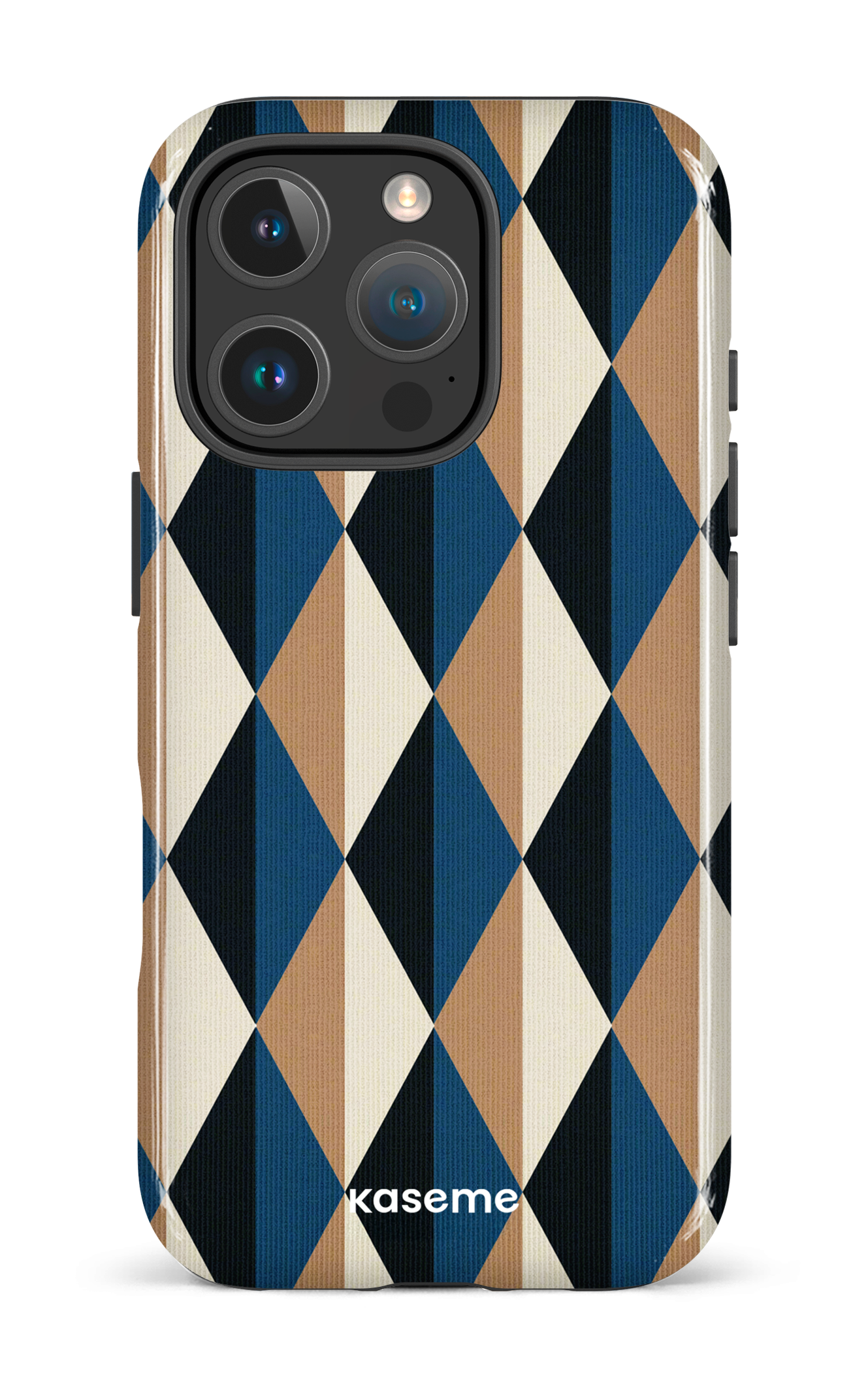 iPhone 16 Pro Impact Case Harlequin Blue -