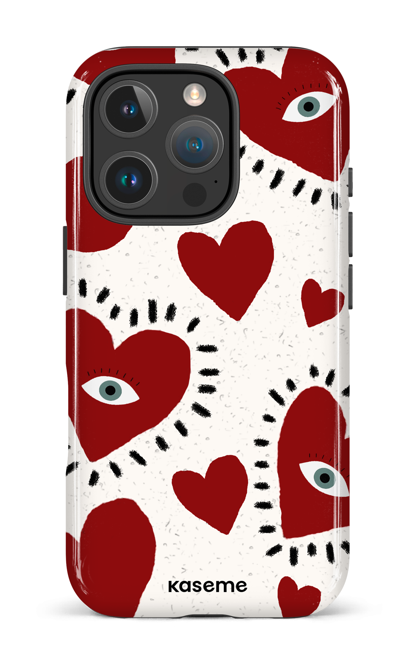 iPhone 16 Pro Impact Case Lover red -