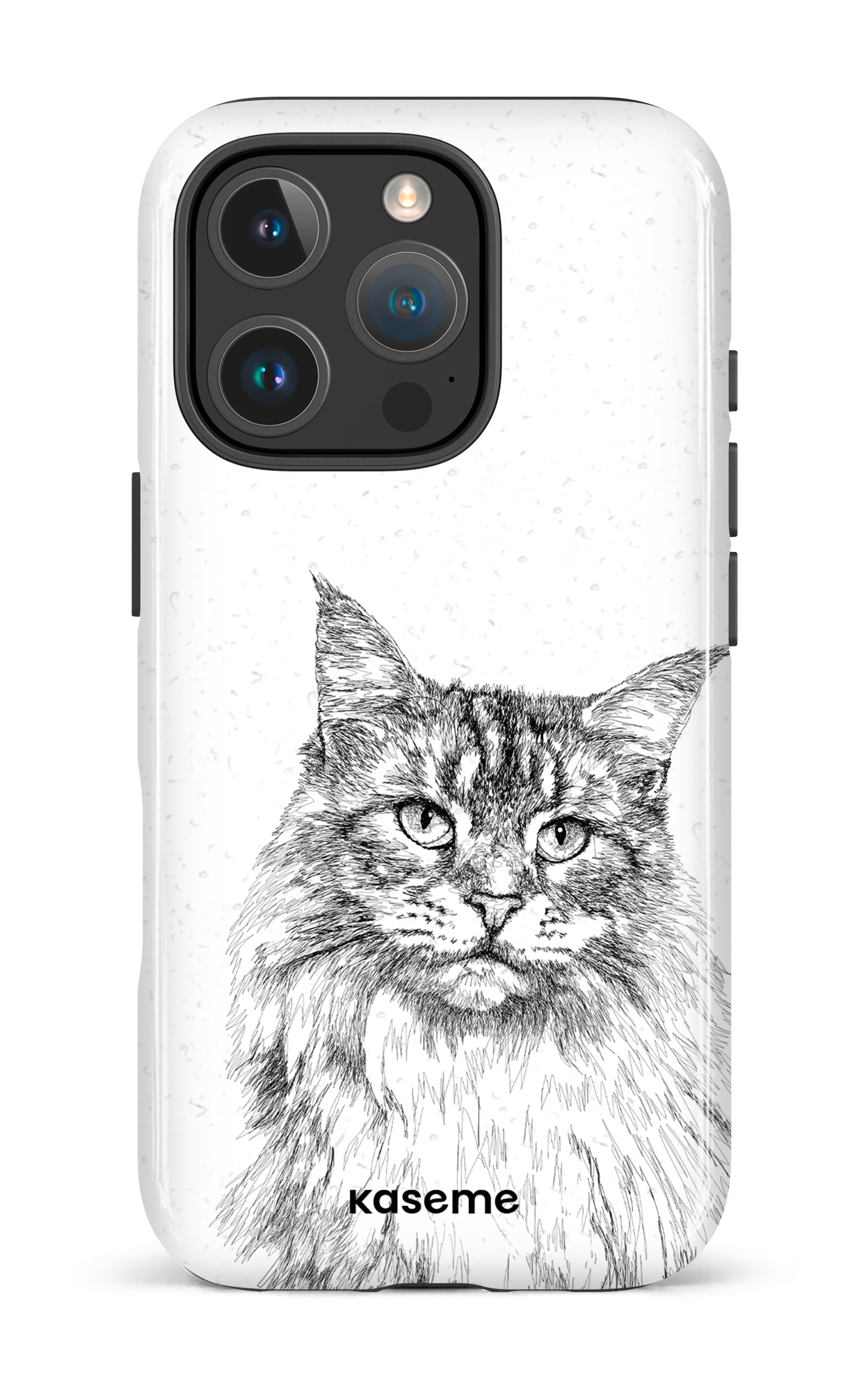 iPhone 16 Pro Impact Case Maine Coon -
