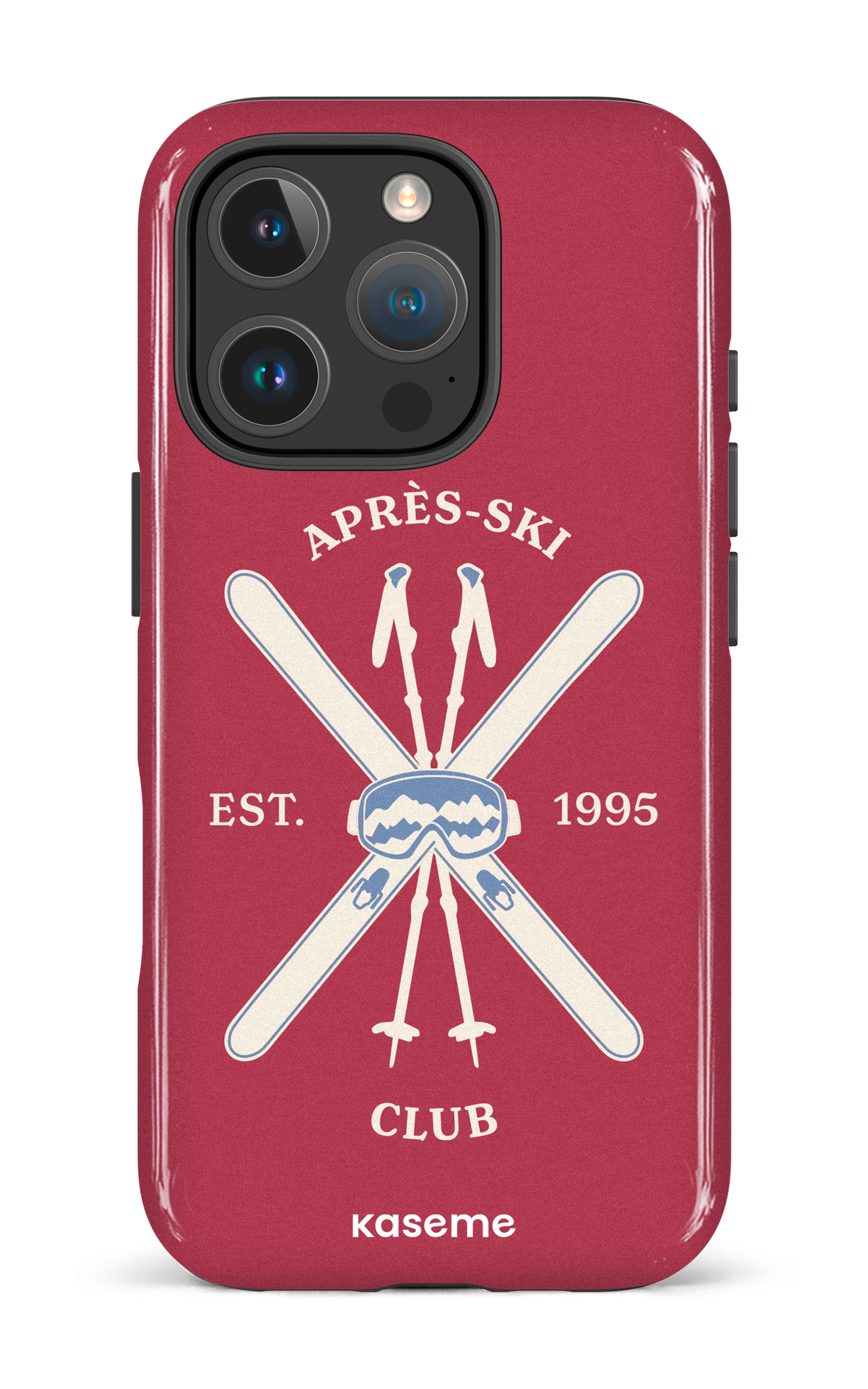 iPhone 16 Pro Impact Case Off-Track Red -