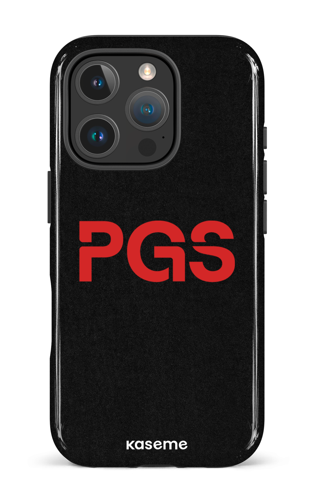 iPhone 16 Pro Impact Case PGS Noir&Rouge -