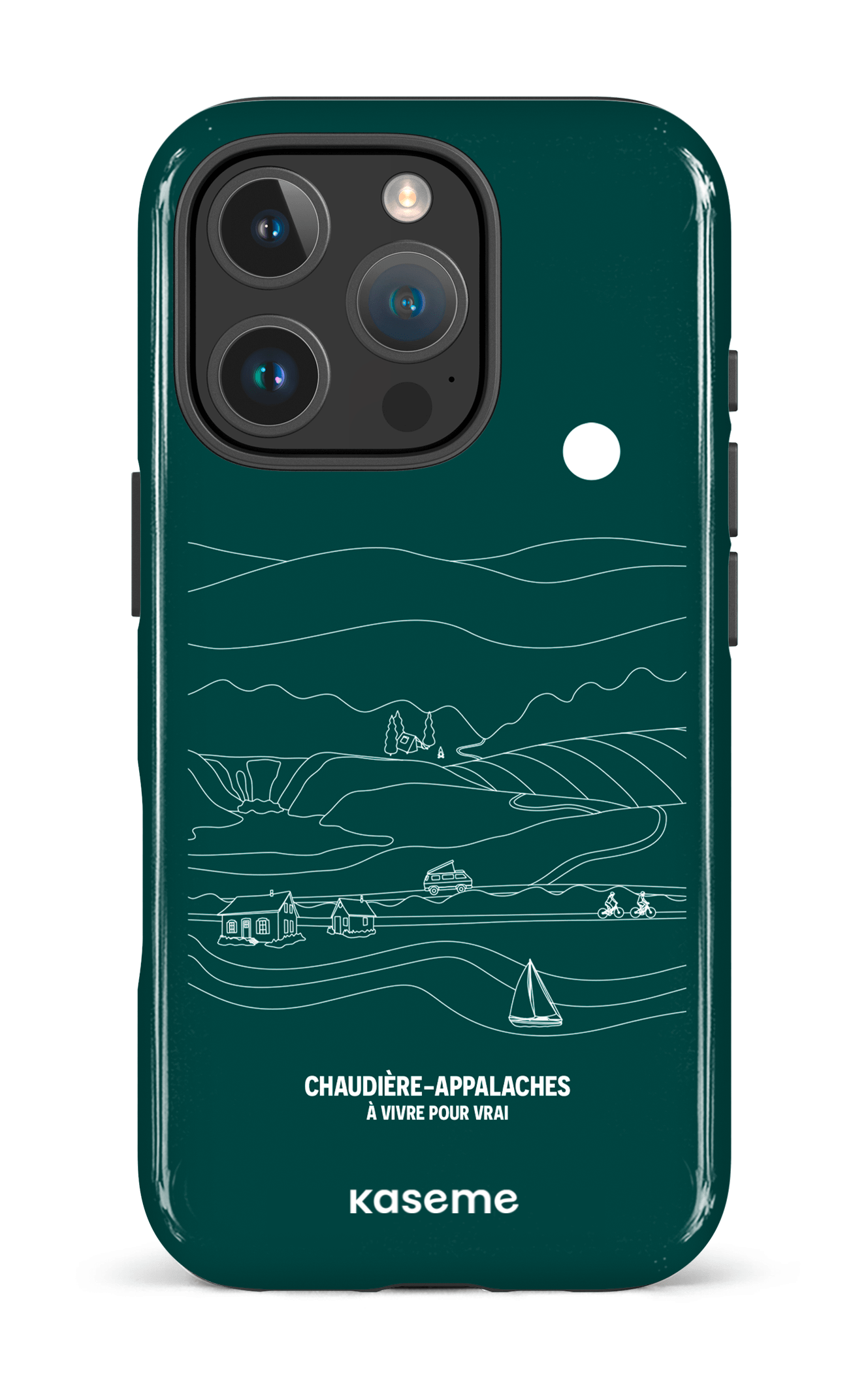 iPhone 16 Pro Impact Case Paysage Line Art par TCA -