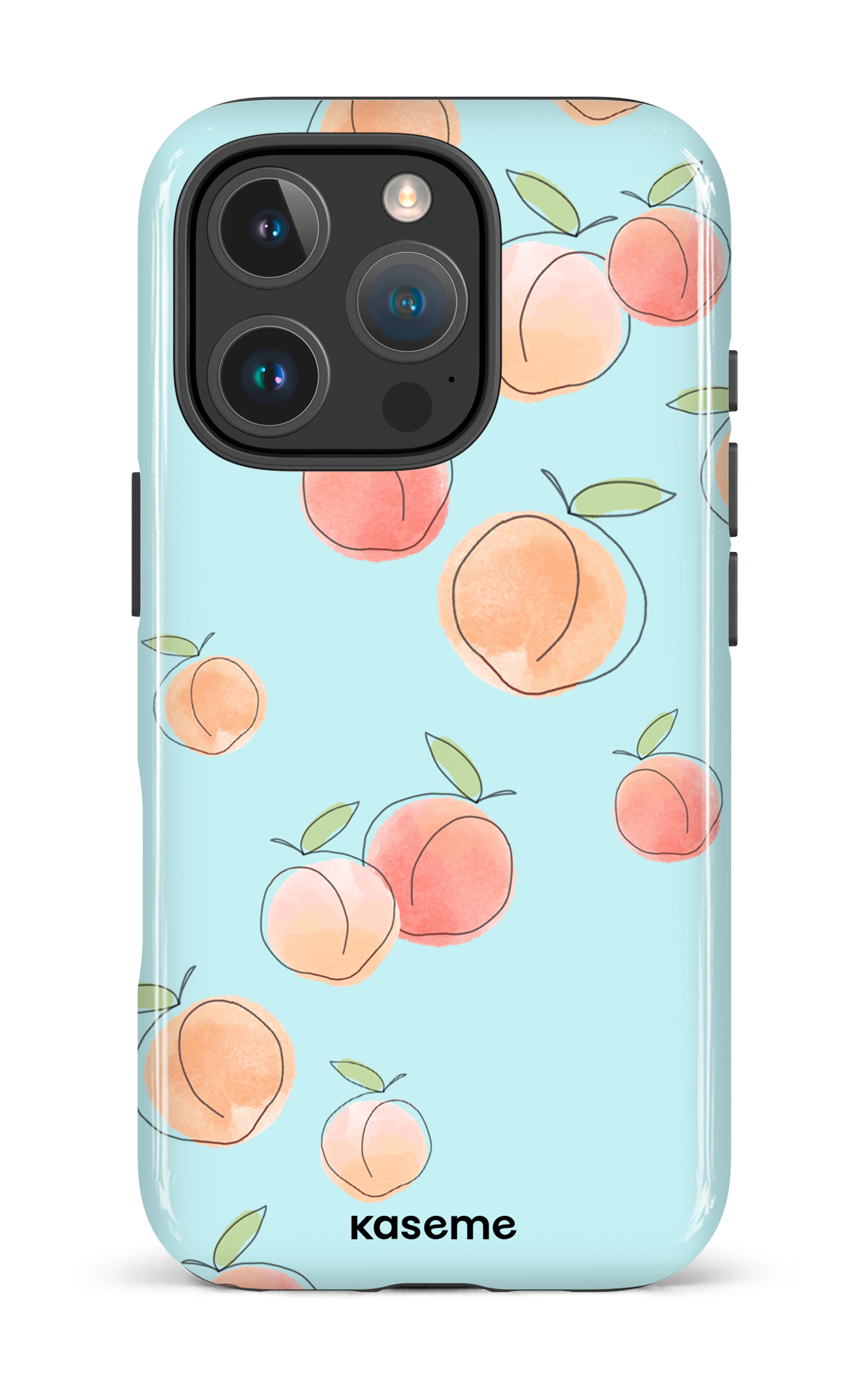 iPhone 16 Pro Impact Case Peachy Blue -